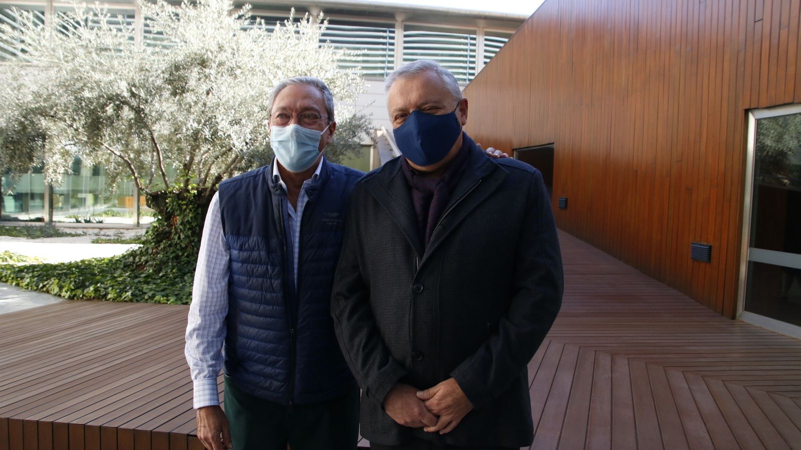 El consejero Rogelio Velasco con el delegado territorial Emilio Ortiz