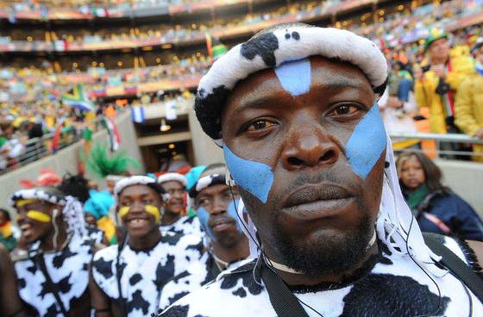 Una fiesta de música y color abre oficialmente el Mundial de Sudáfrica 2010.

Foto: Reuters