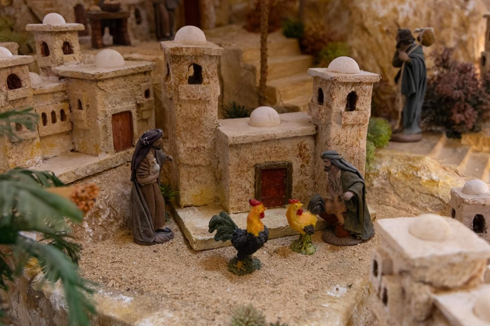 En imágenes: así es el Belén Bíblico con más de un millar de piezas artesanas de los abuelos María y Rafael