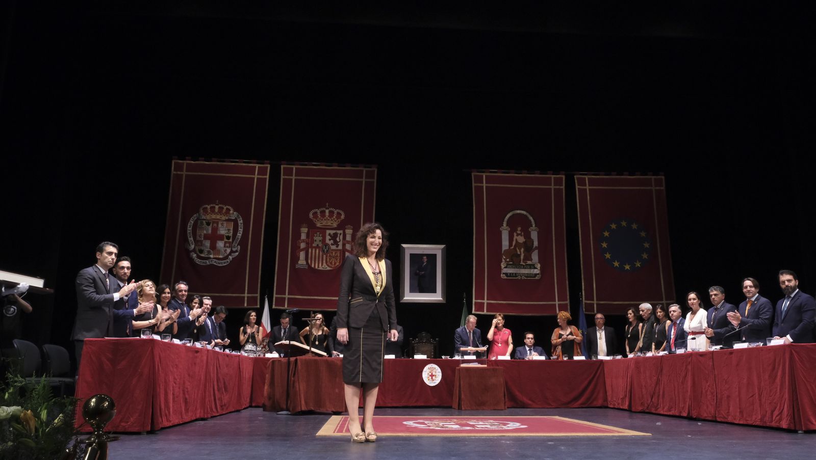 Imágenes de la investidura como Alcaldesa de Almería, de María del Mar Vázquez Agüero