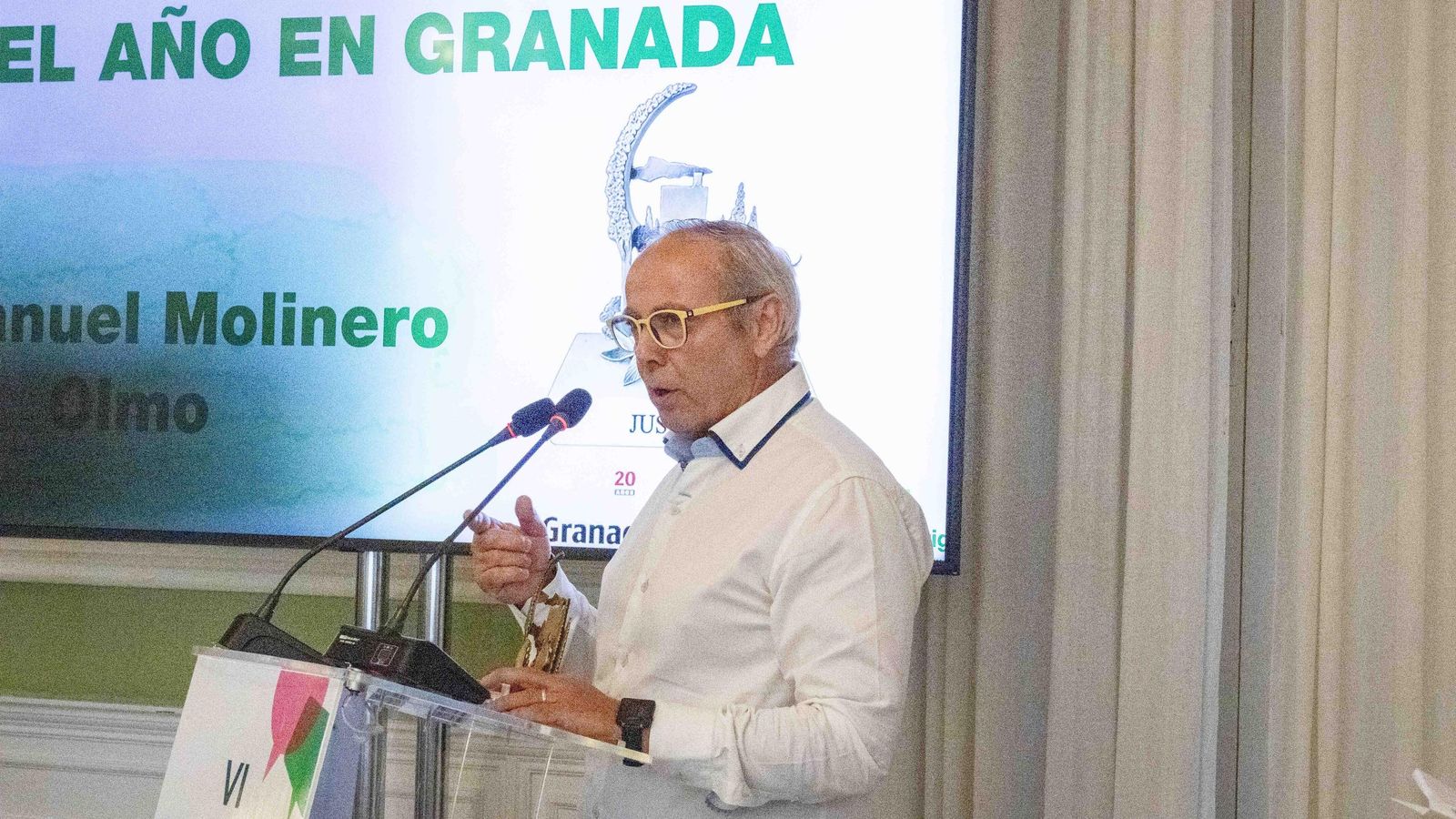 Manuel Molinero Olmo durante su intervención.