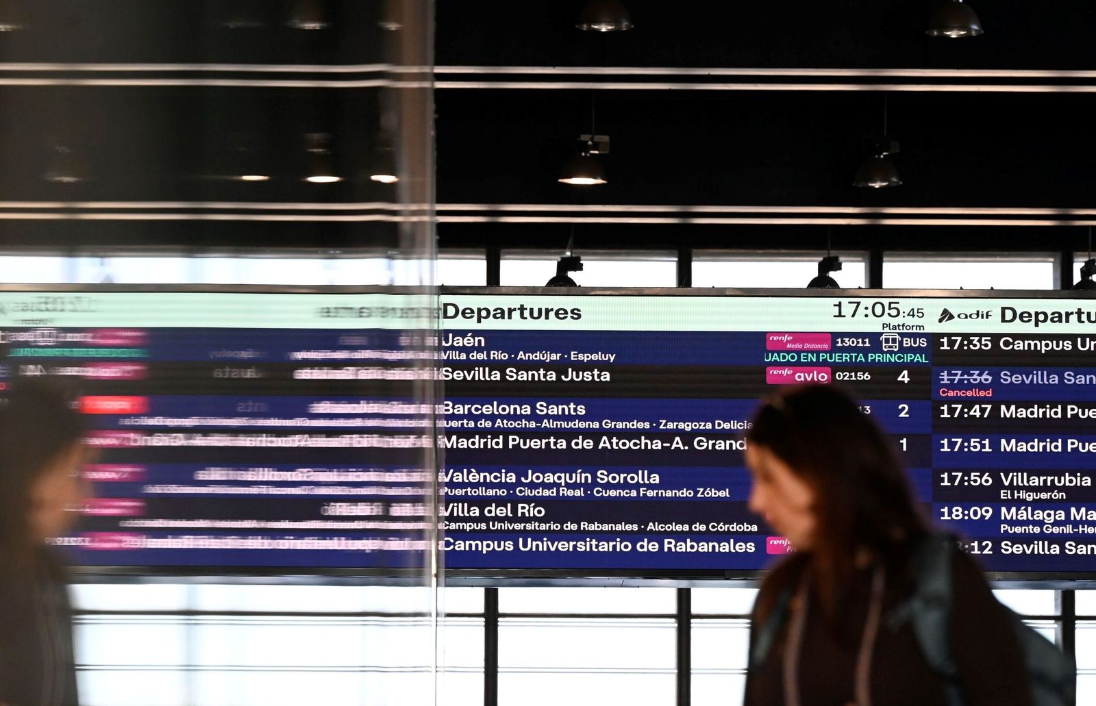 La estación de tren de Córdoba recupera la normalidad