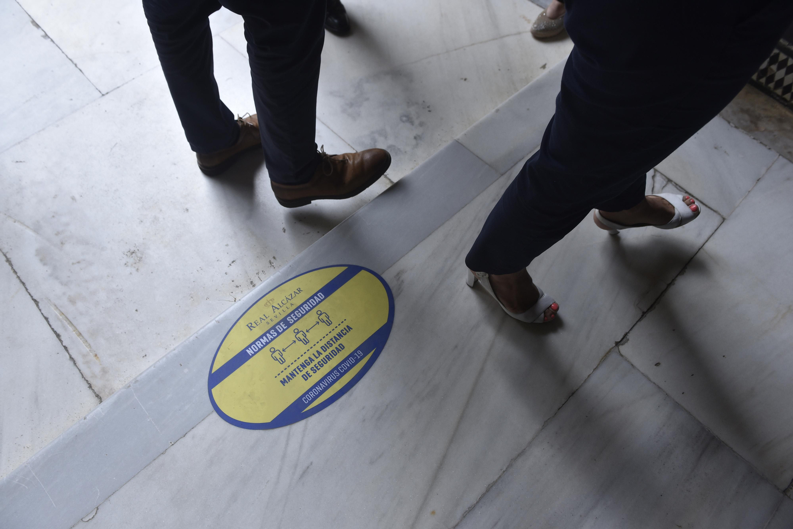 En el corazón del Alcázar de Sevilla: vuelta a la normalidad