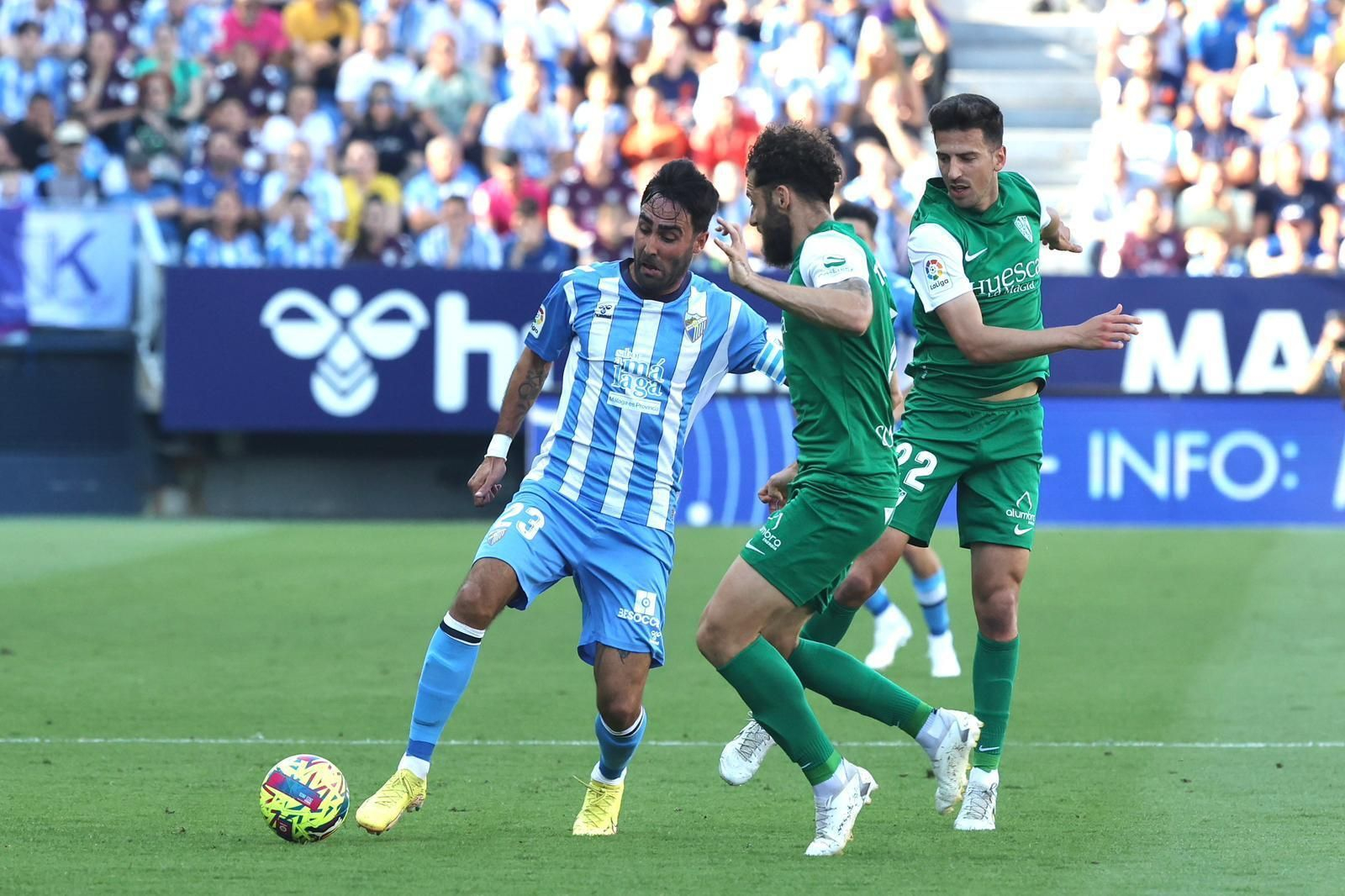Las fotos del Málaga CF-Huesca