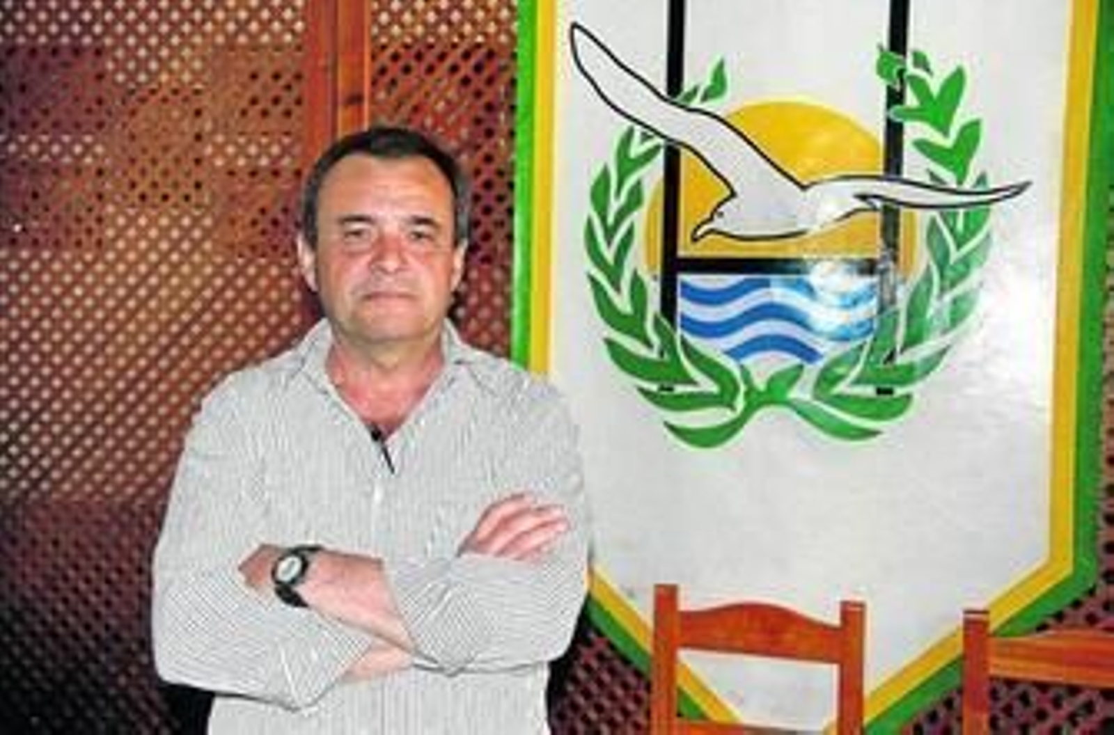 José Antonio González, presidente del Atlético Portuense, se encontraba anoche loco de contento.