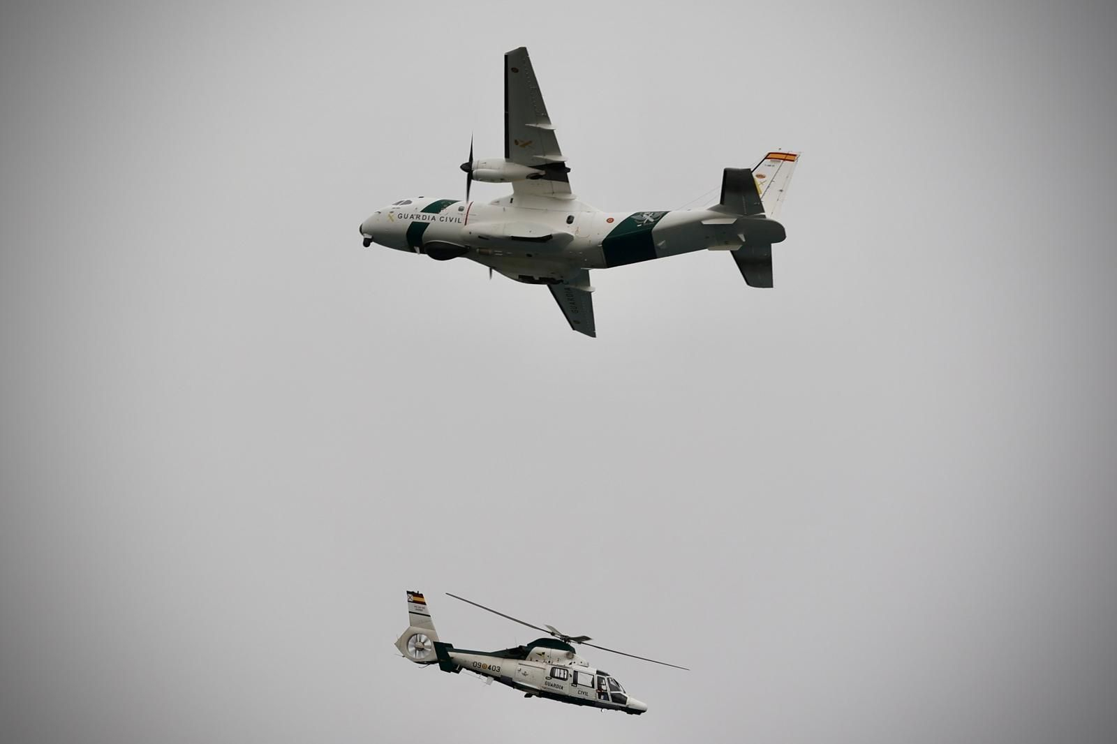 El festival acrobático áereo de Torre del Mar, en imágenes