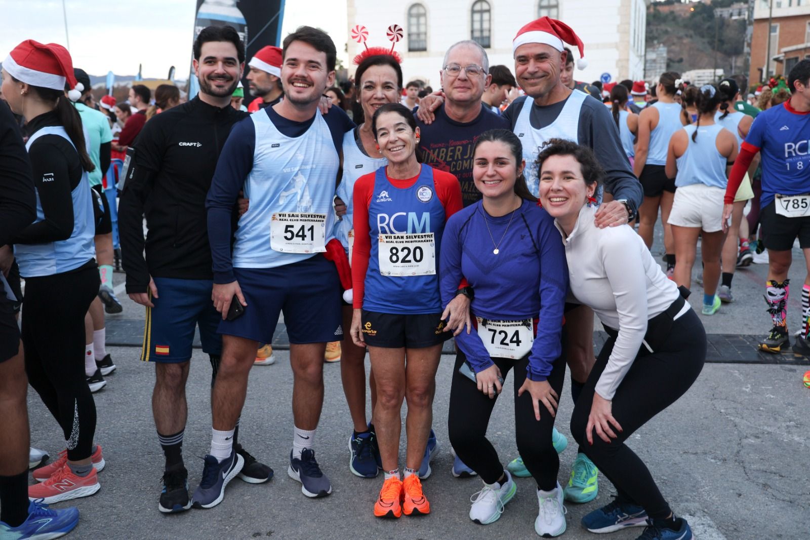 Las fotos de la San Silvestre del Real Club Mediterráneo en Málaga