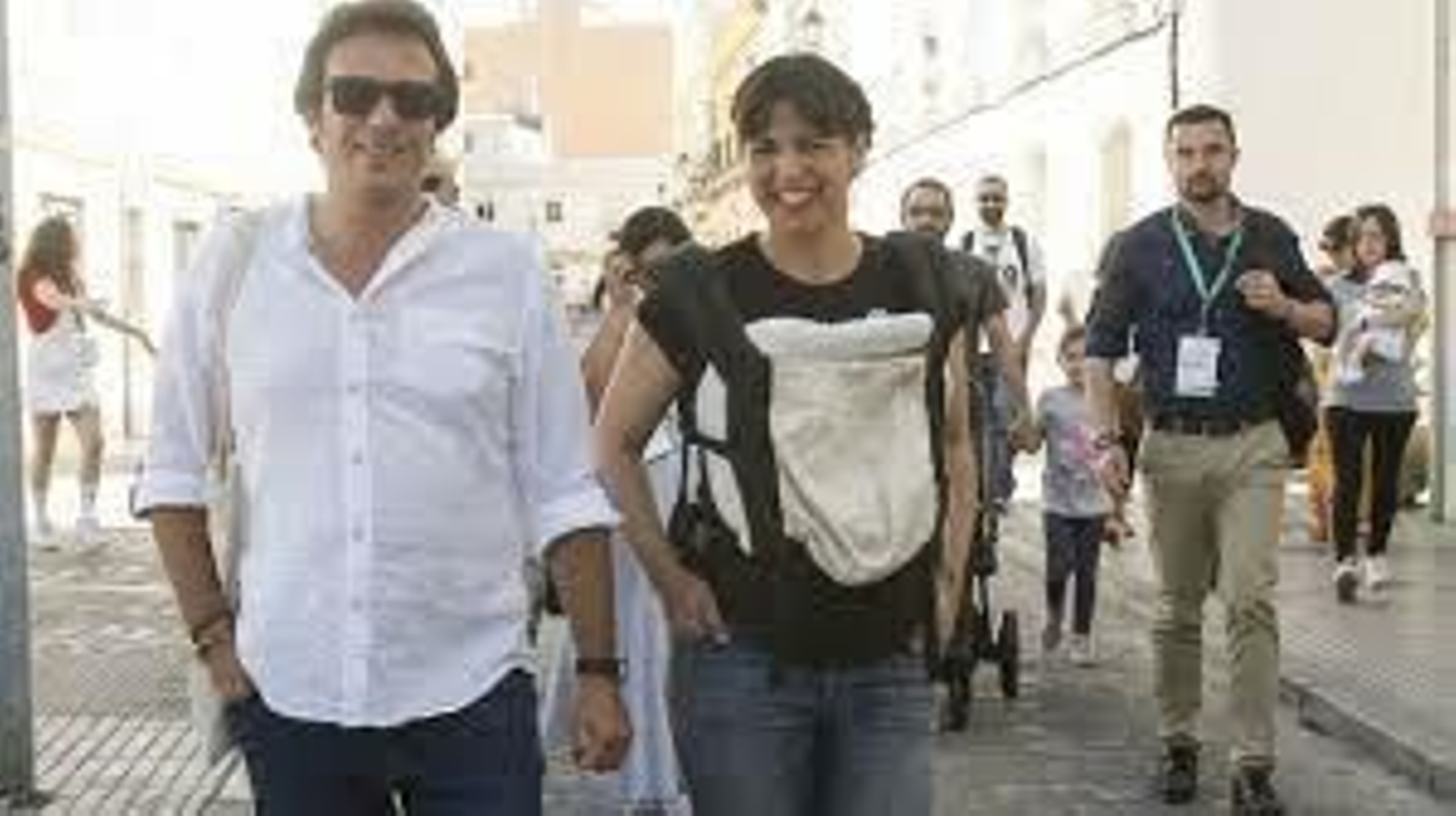 Teresa Rodríguez y Kichi.