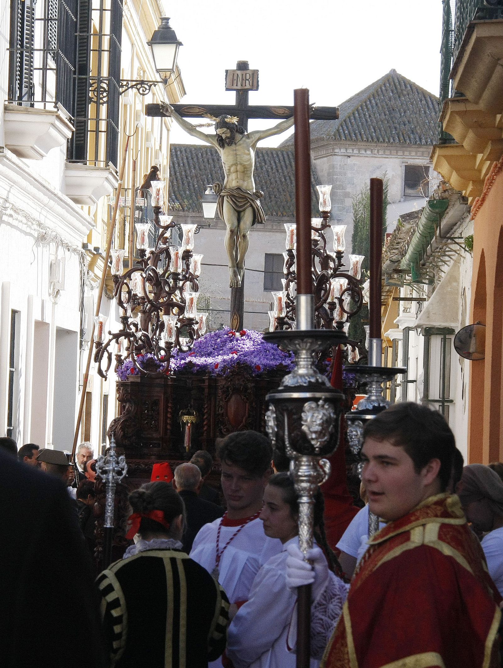 Una bella imagen del Cristo de La Misericordia.
