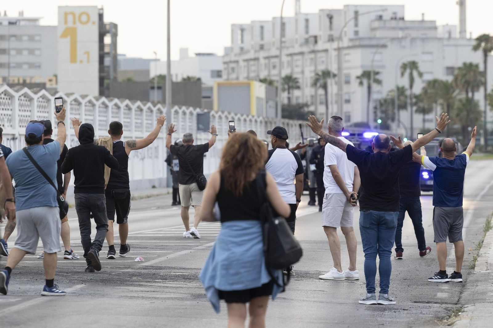 Imágenes del segundo día de huelga de los trabajadores del sector del metal en Cádiz