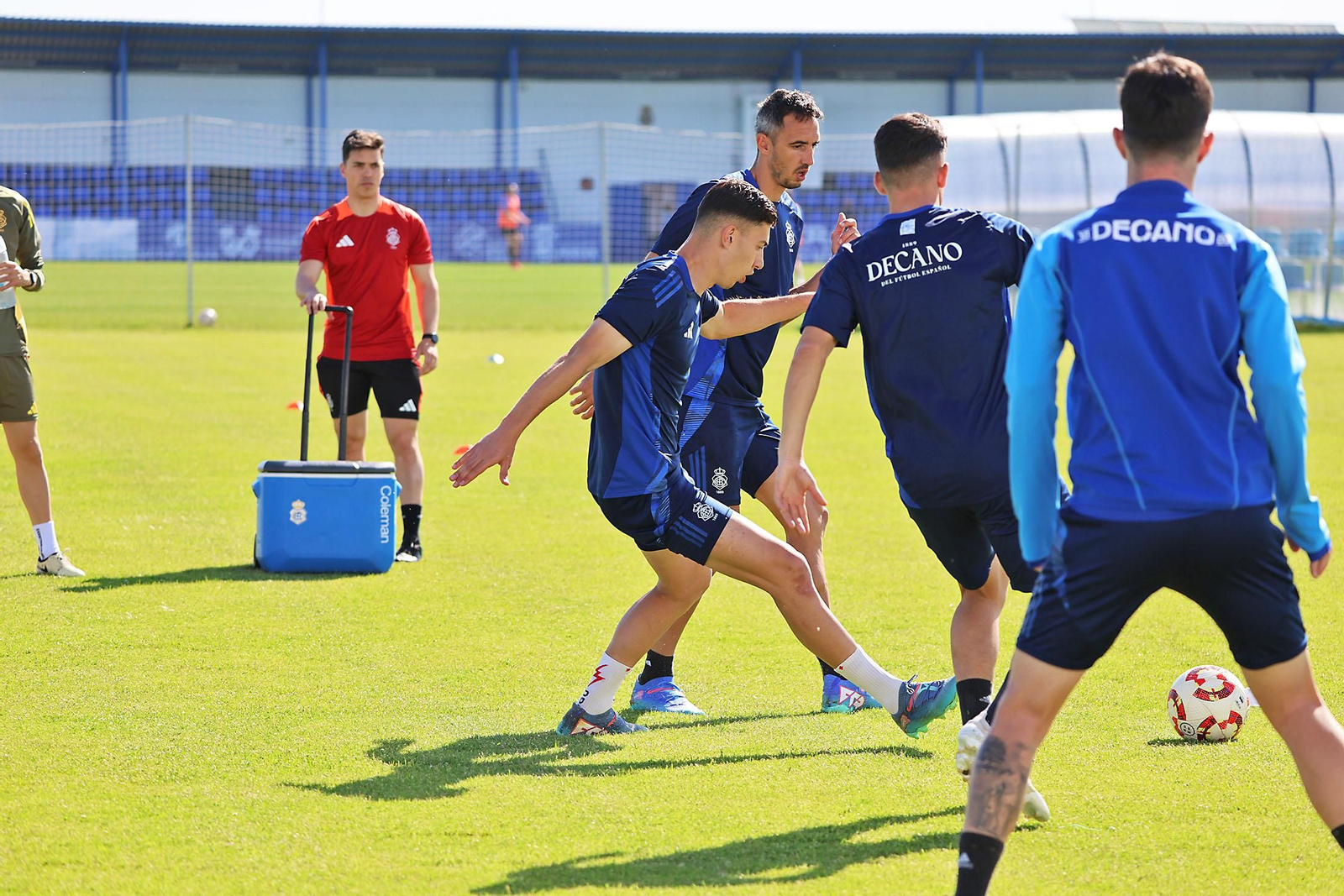 Imágenes del entrenamiento del Recreativo de Huelva