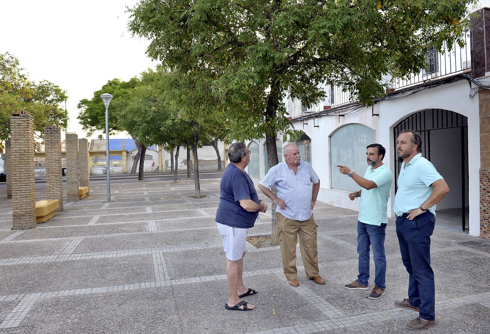 José Antonio Díaz, en su visita a Federico Mayo.