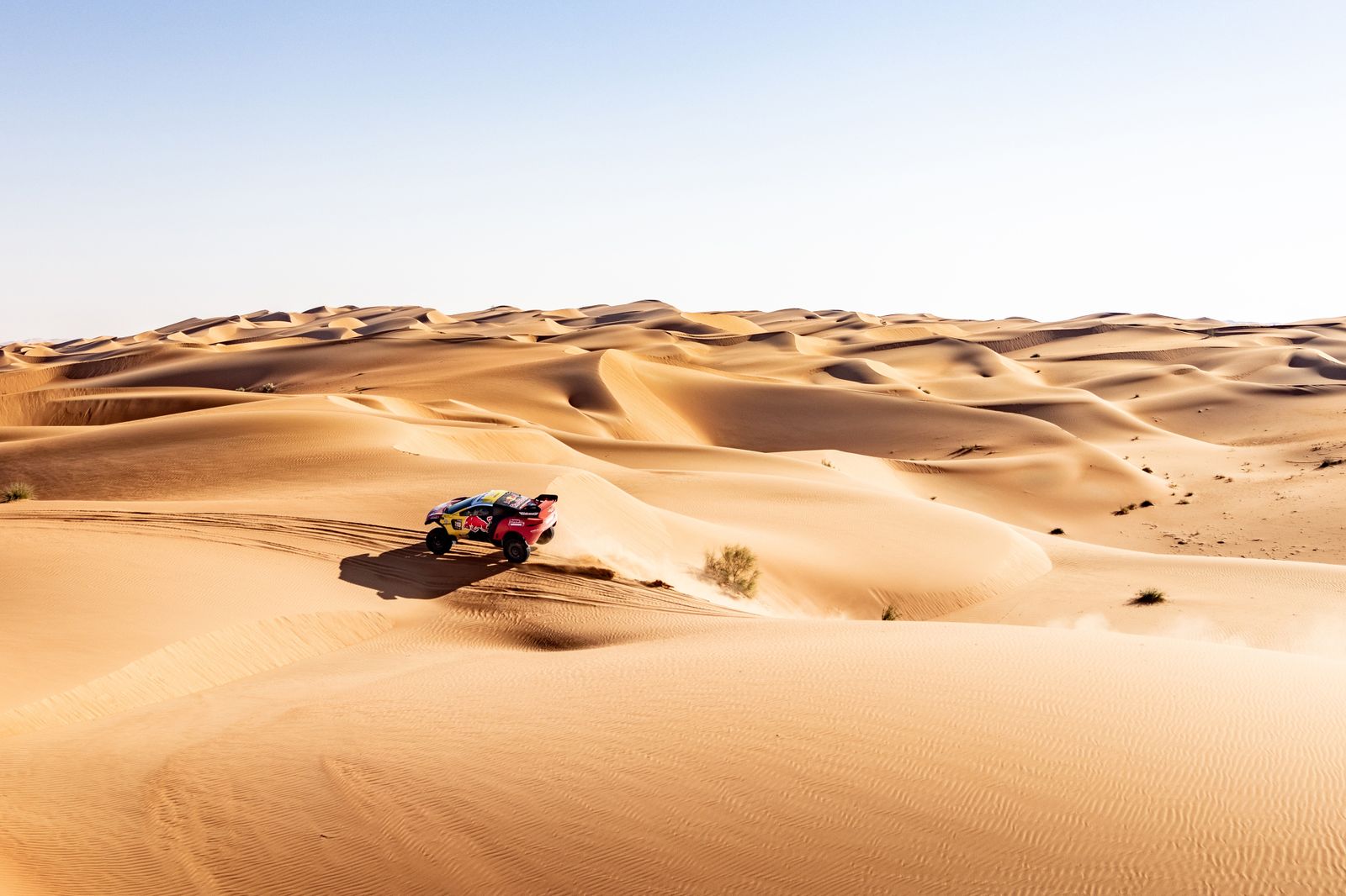 Las espectaculares imágenes del Dakar por las dunas