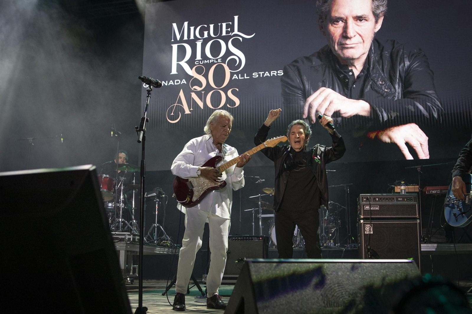 Así ha sido la fiesta rockera de cumpleaños de Miguel Ríos