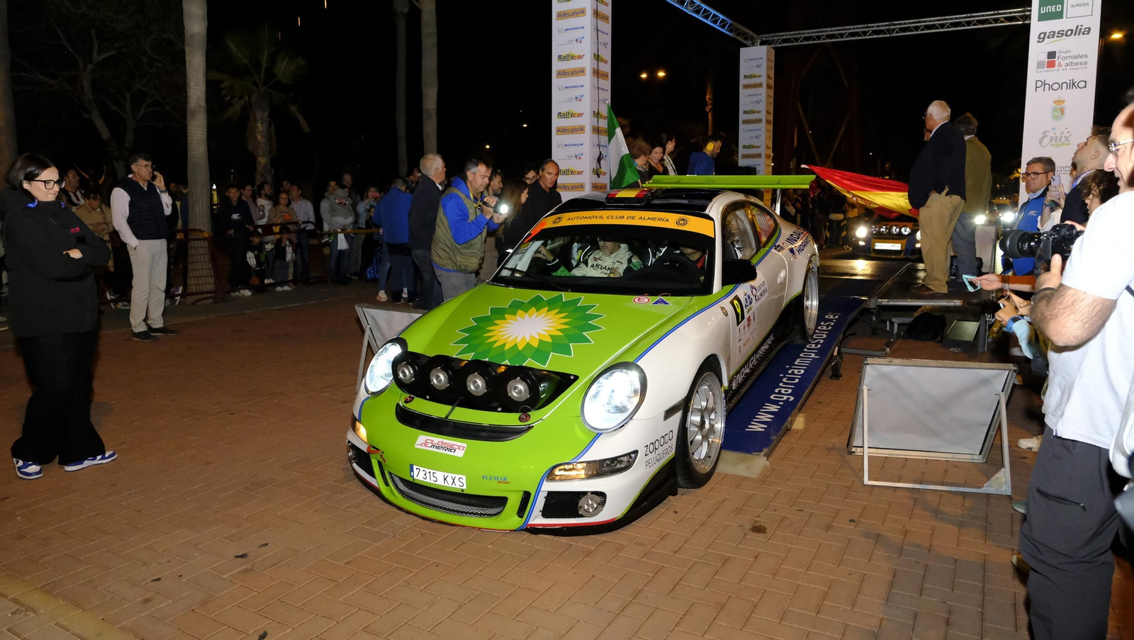 La salida de la 50 edición del Rallye Costa de Almería, en imágenes