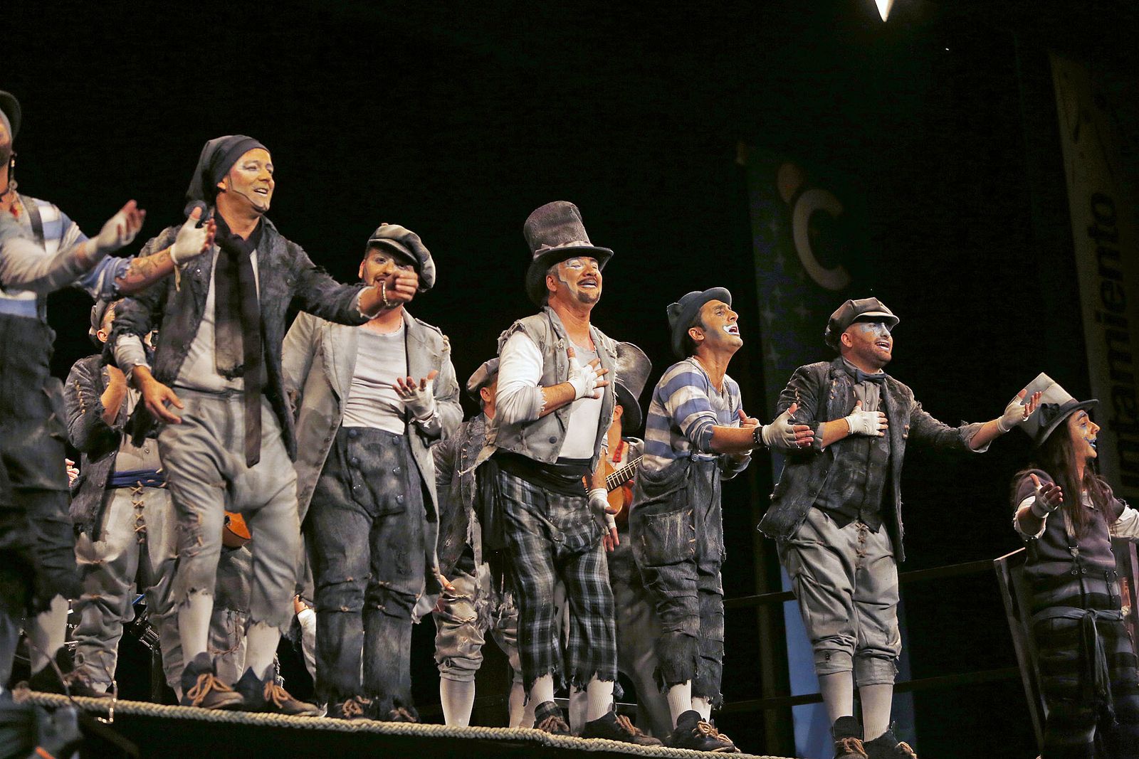 La comparsa 'Los equilibristas'.