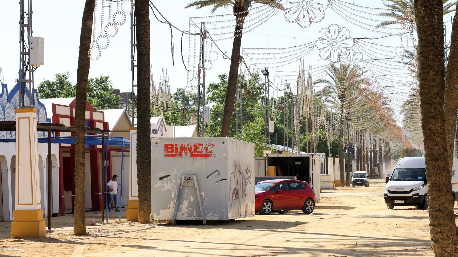 Así marcha el montaje de la Feria del Caballo 2023