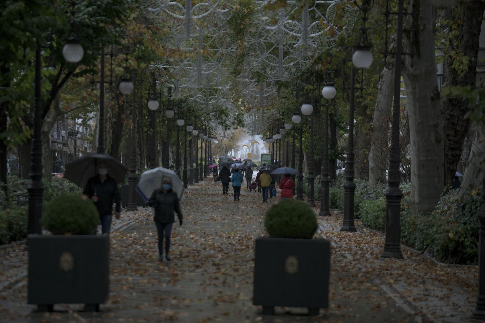 Fotos: día de lluvia en Granada