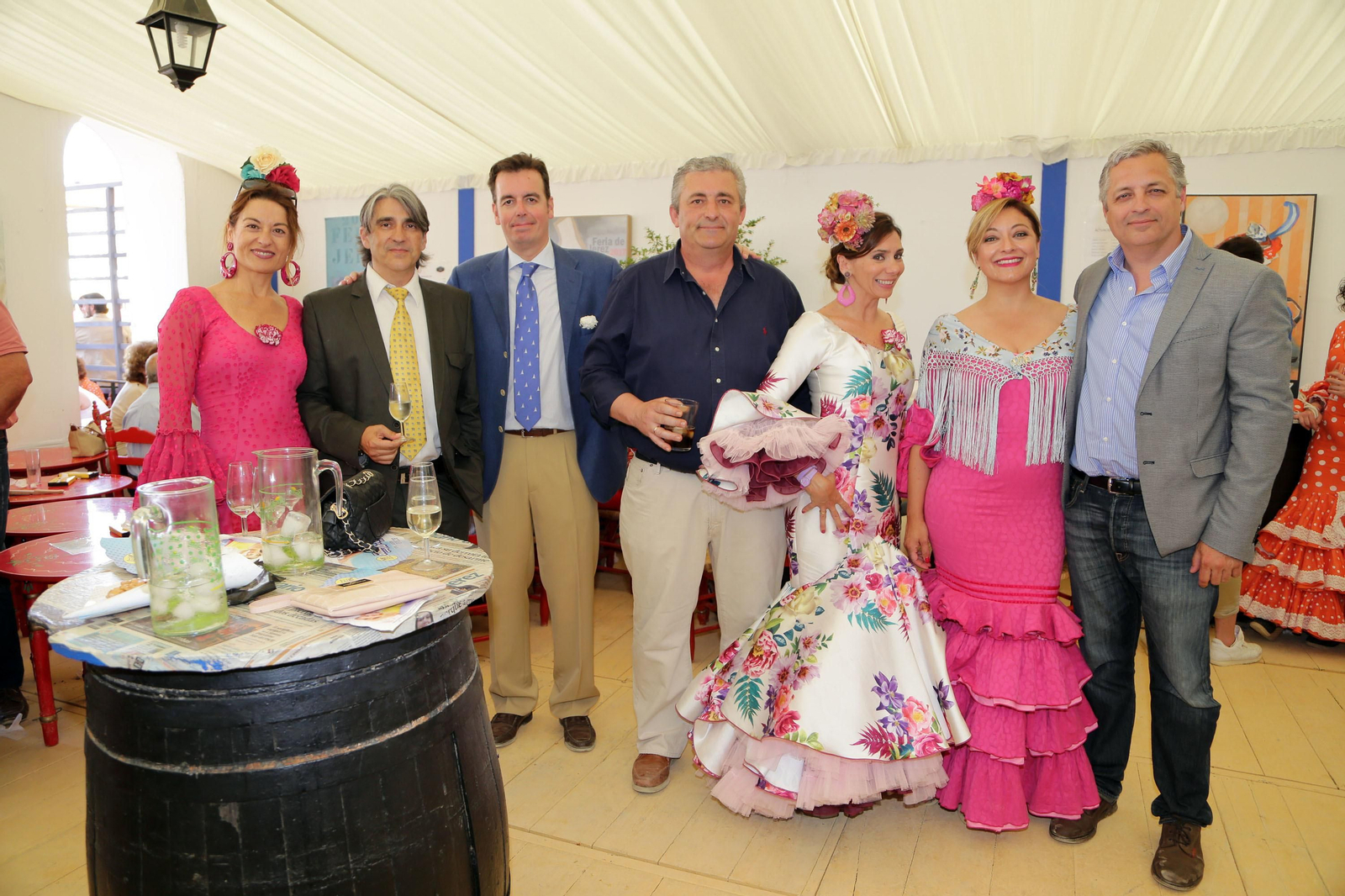 Susana Martínez, José María Portela, Luis de Diego, Ángel González, Rocío Chamorro, Mercedes Ordoñez y Miguel Ristori