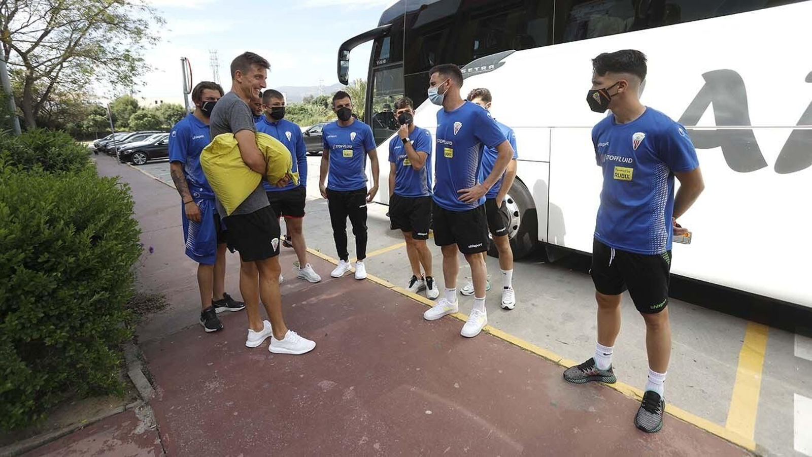 Las fotos de la salida del Algeciras CF hacia Murcia