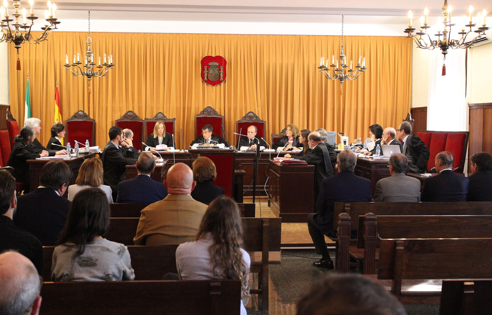 Una imagen del juicio a Lopera, que acabó con la absolución de todos los acusados.