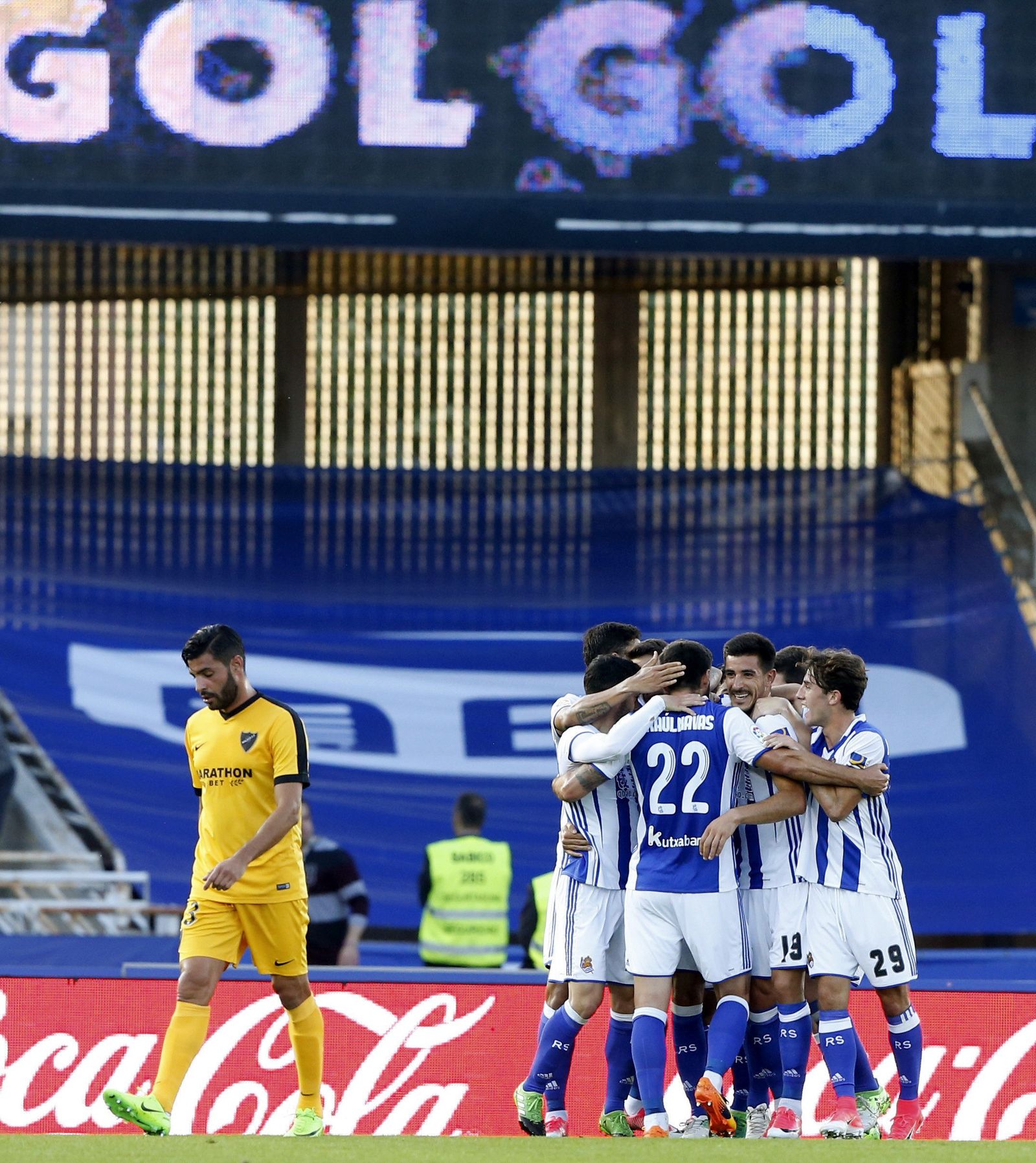 Las imágenes del Real Sociedad-Málaga