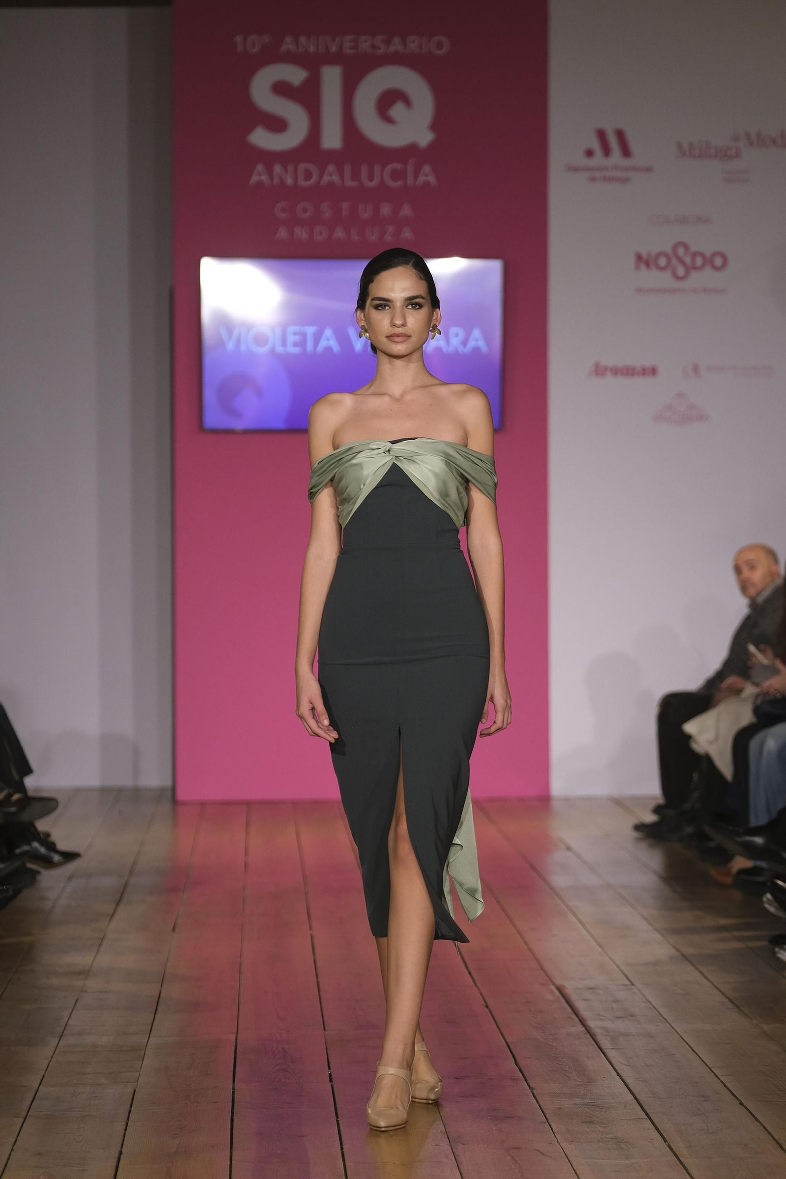 Sobriedad y minimalismo en las invitadas de Violeta Vergara