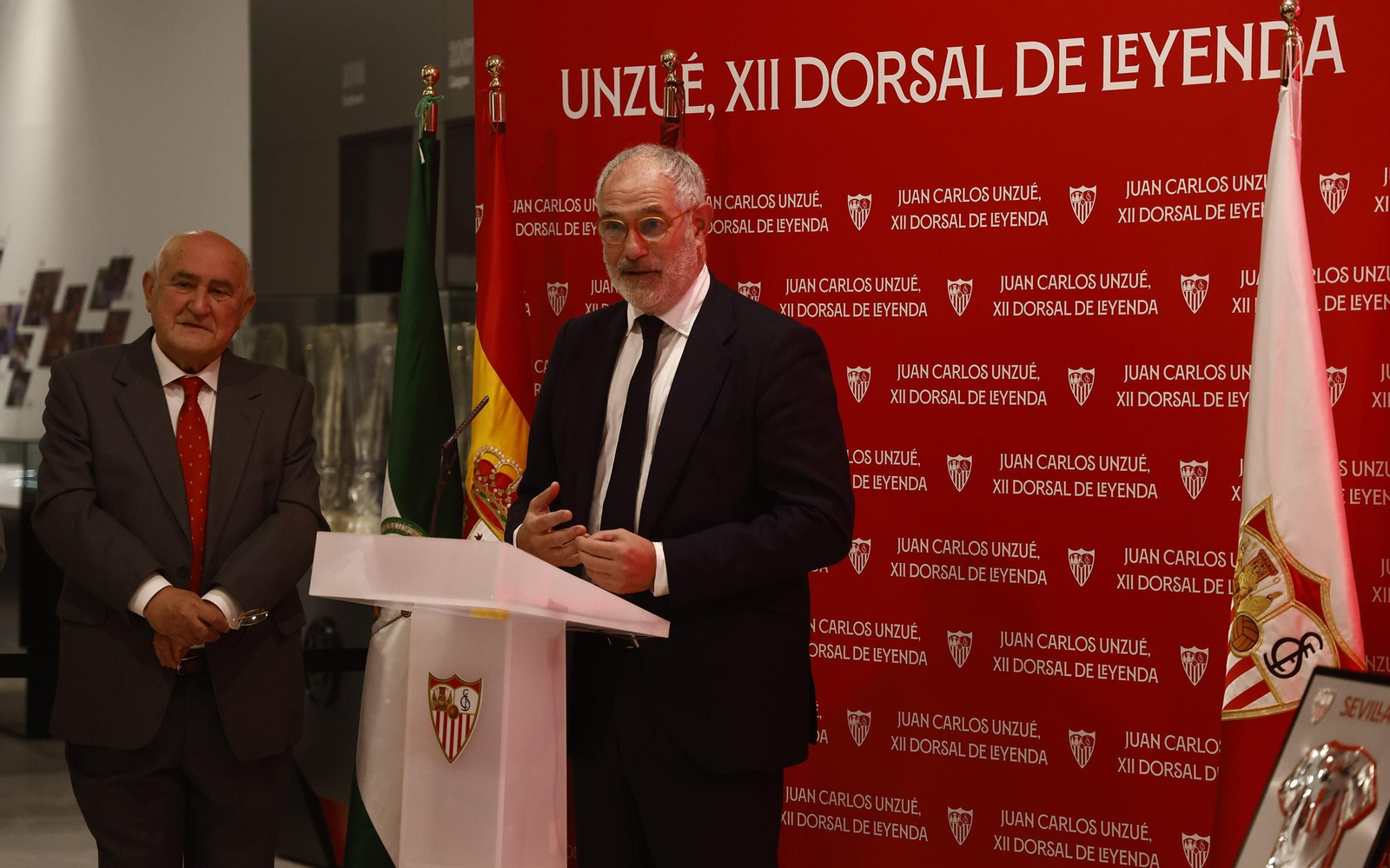 Las imágenes de Juan Carlos Unzué, Dorsal de Leyenda del Sevilla fc