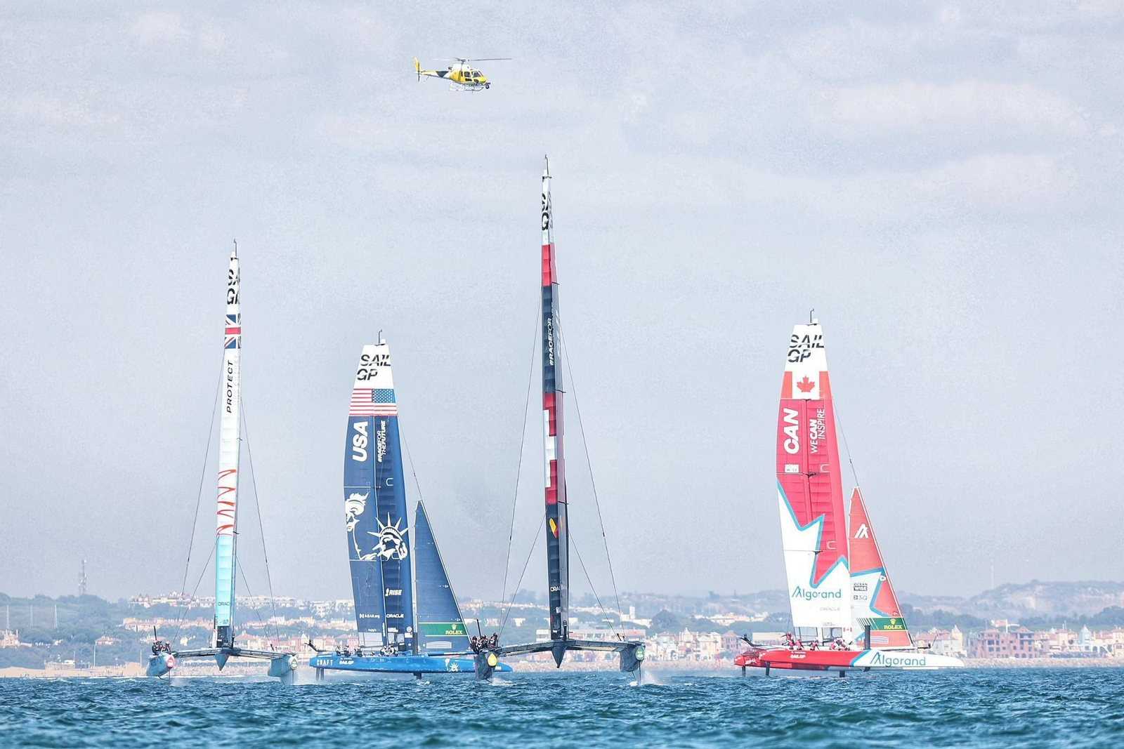 Sail GP Cádiz: El primer entrenamiento ya deja imágenes espectaculares