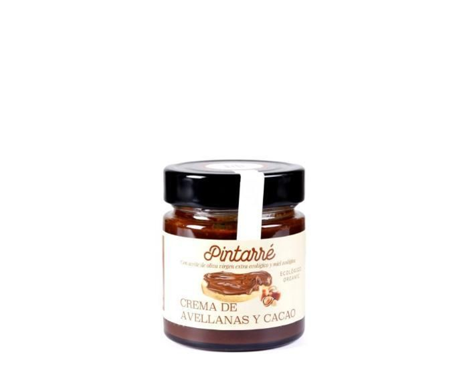 Crema de avellanas y chocolate Pintarré.