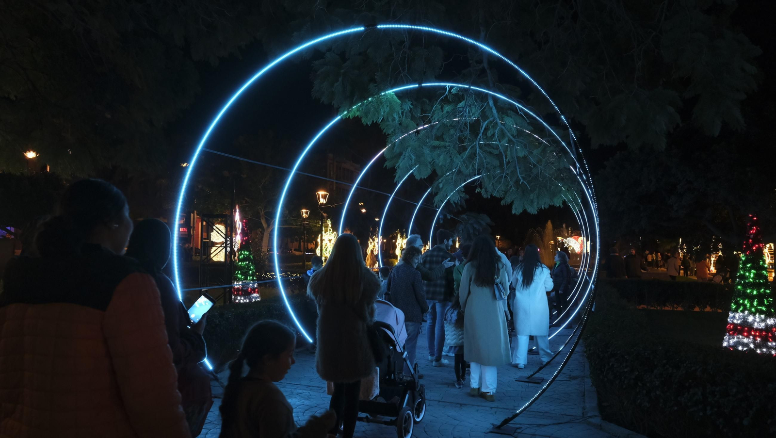 'Almería, la Ciudad de la Luz', espectáculo de luces, en imágenes