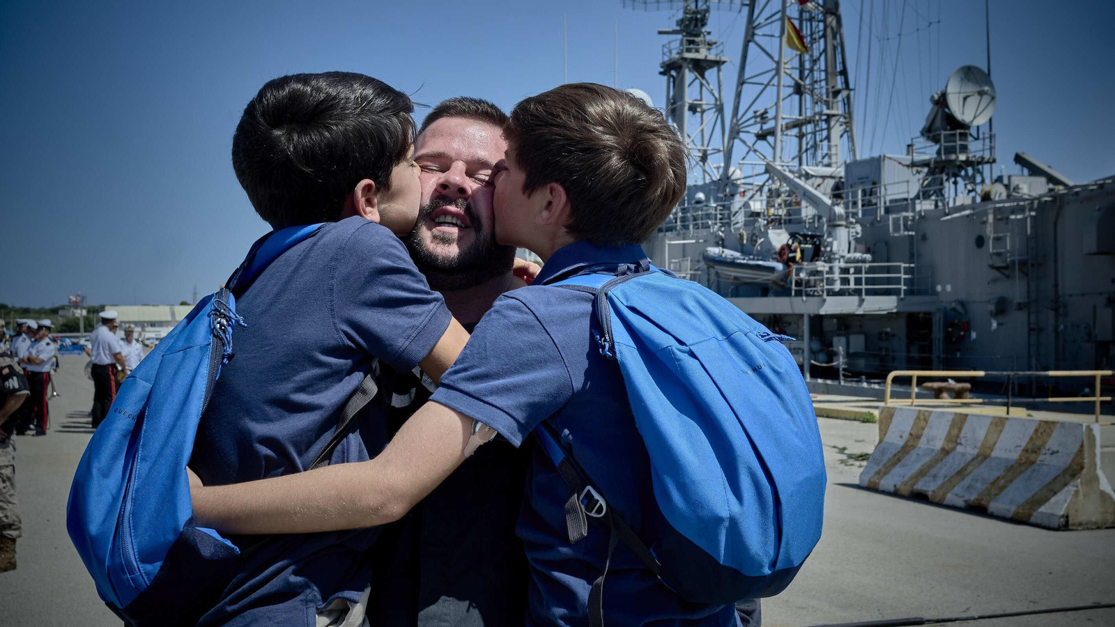 Regreso a Rota de la fragata 'Reina Sofía'