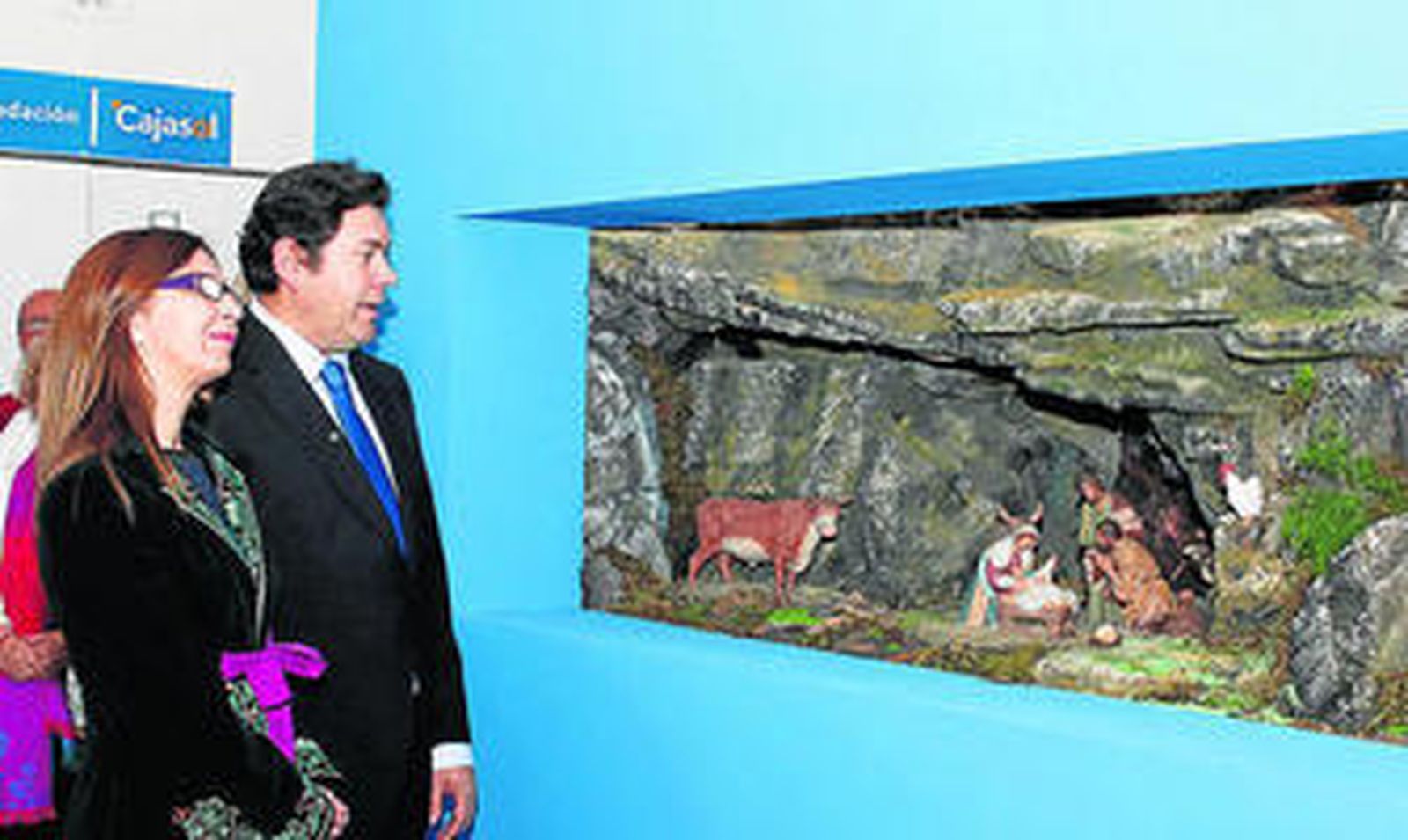 Un guiño a la obra de Murillo en el belén de Cajasol