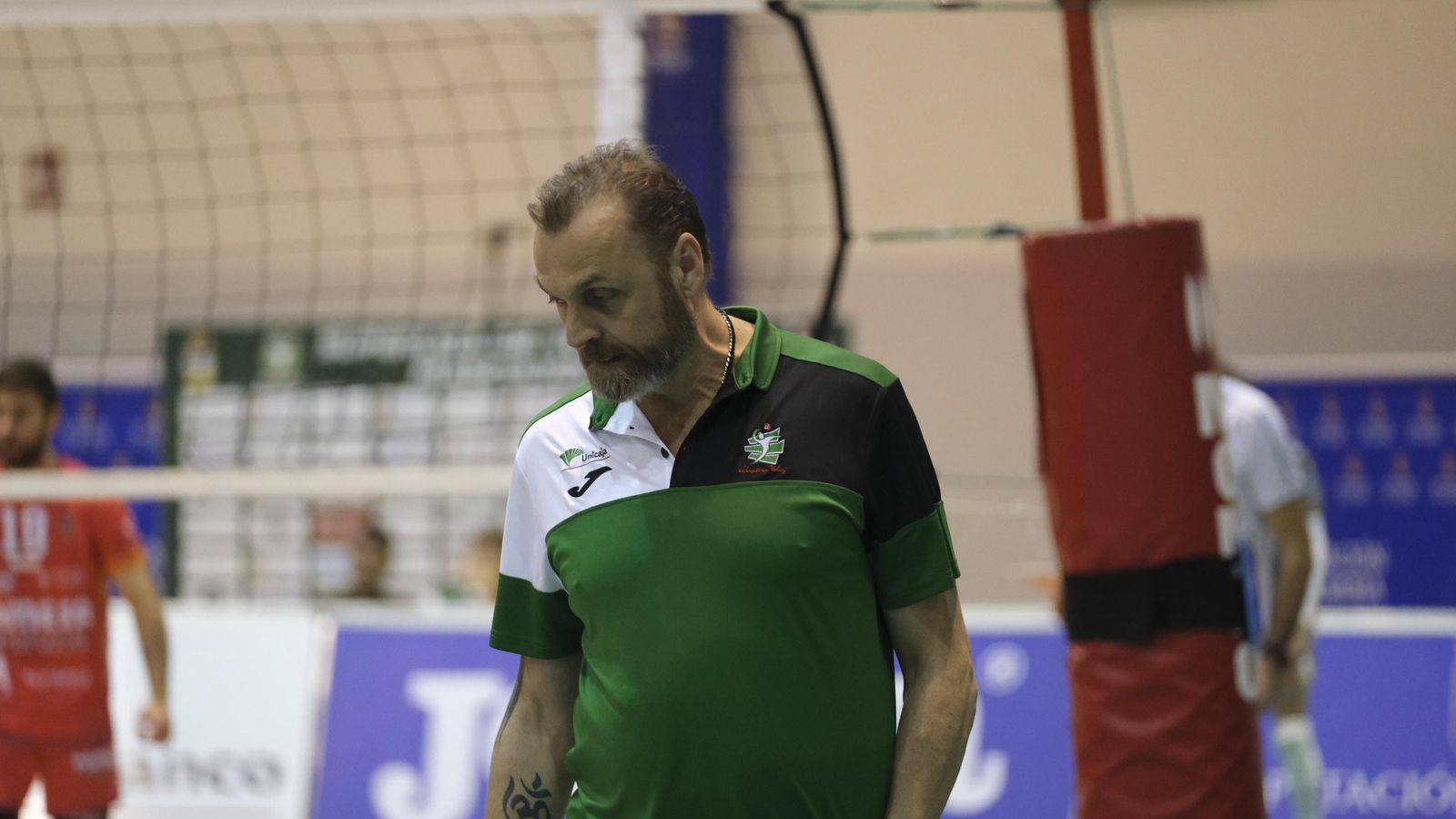 Charly Carreño durante un partido en el Moisés Ruiz.