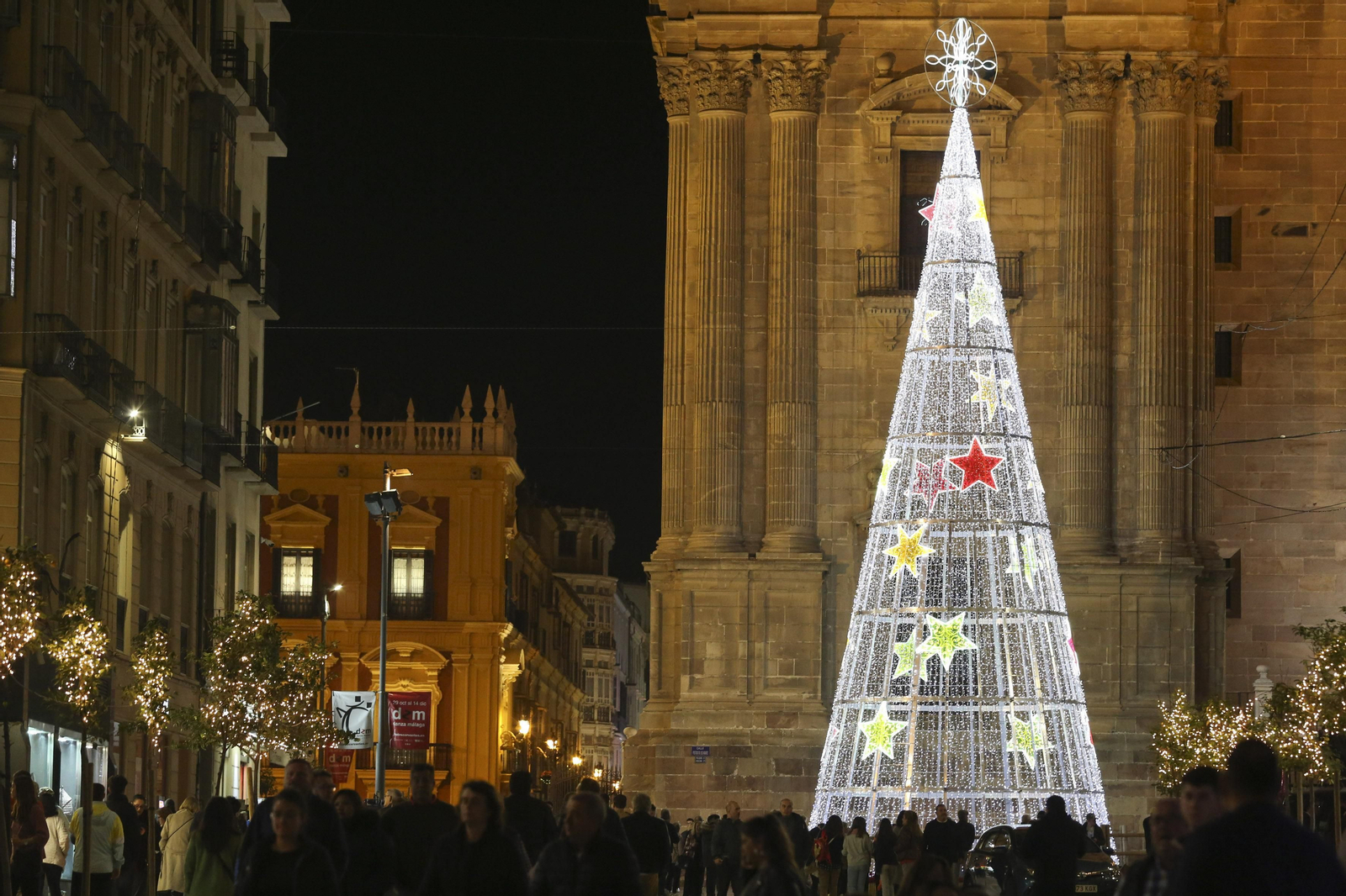 Las fotos de las luces de Navidad en Málaga Las fotos de las luces de Navidad en Málaga