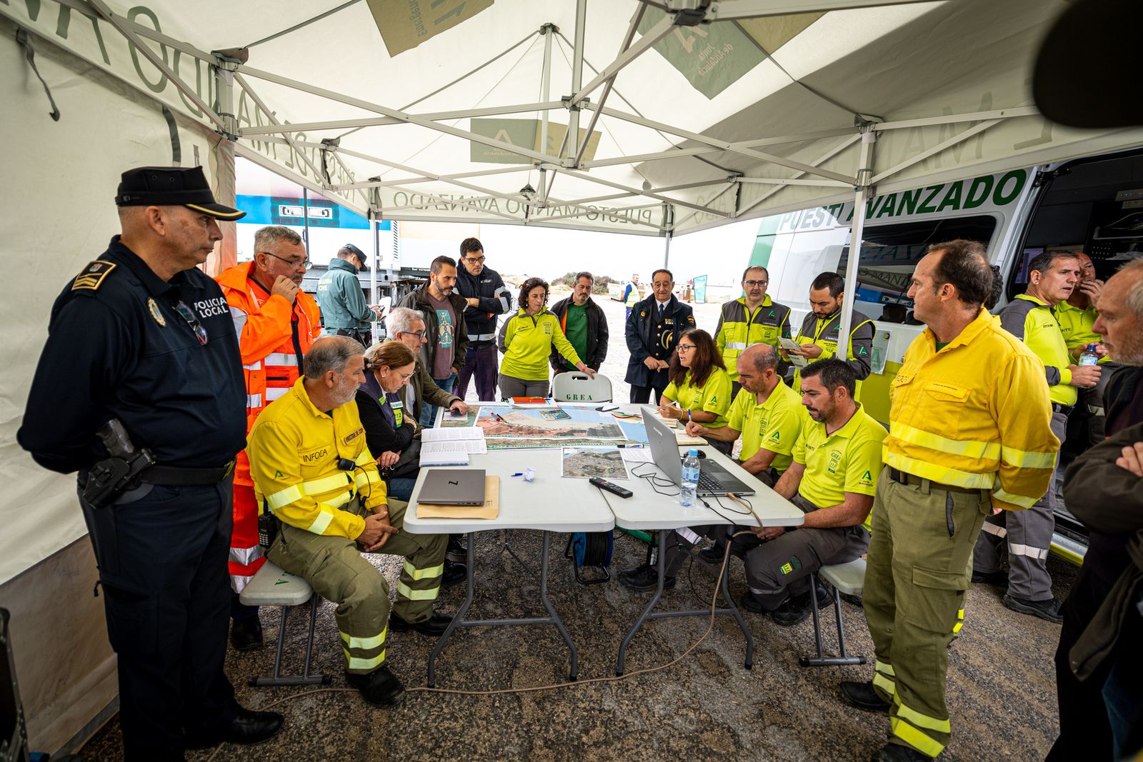 Imágenes del simulacro marítimo en en El Puerto