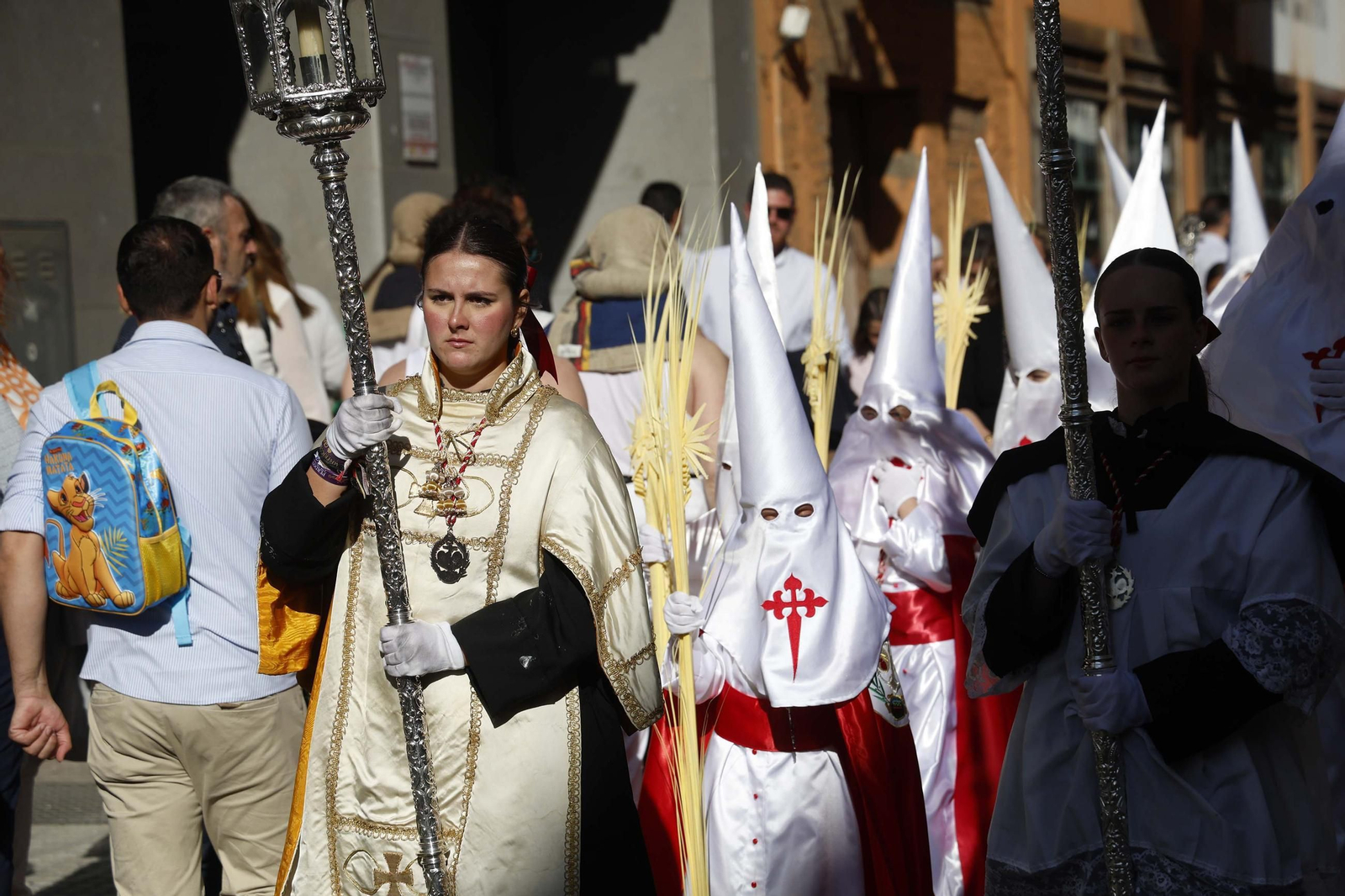 Fotos del Domingo de Ramos en La Línea: La Borriquita y Flagelación