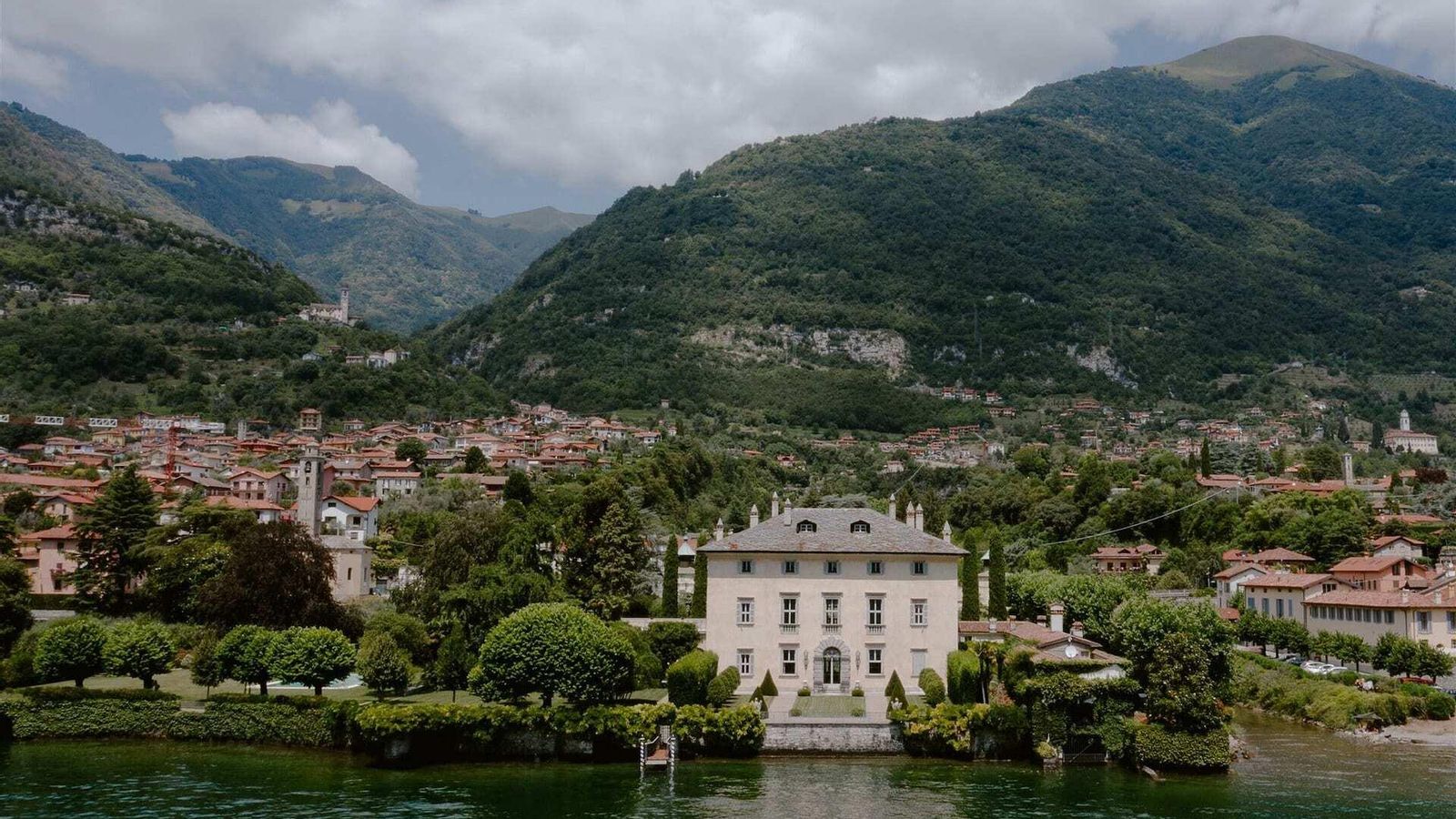 Villa Balbiano, donde se rodó 'House of Gucci'.