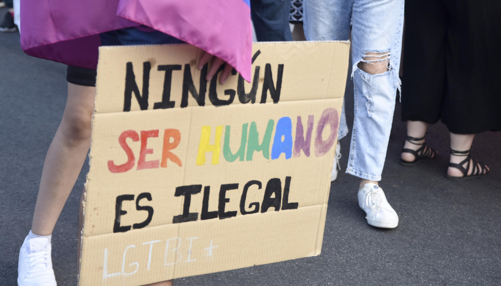 Una de las manifestaciones para reivindicar los derechos de la comunidad LGTBIQ+.
