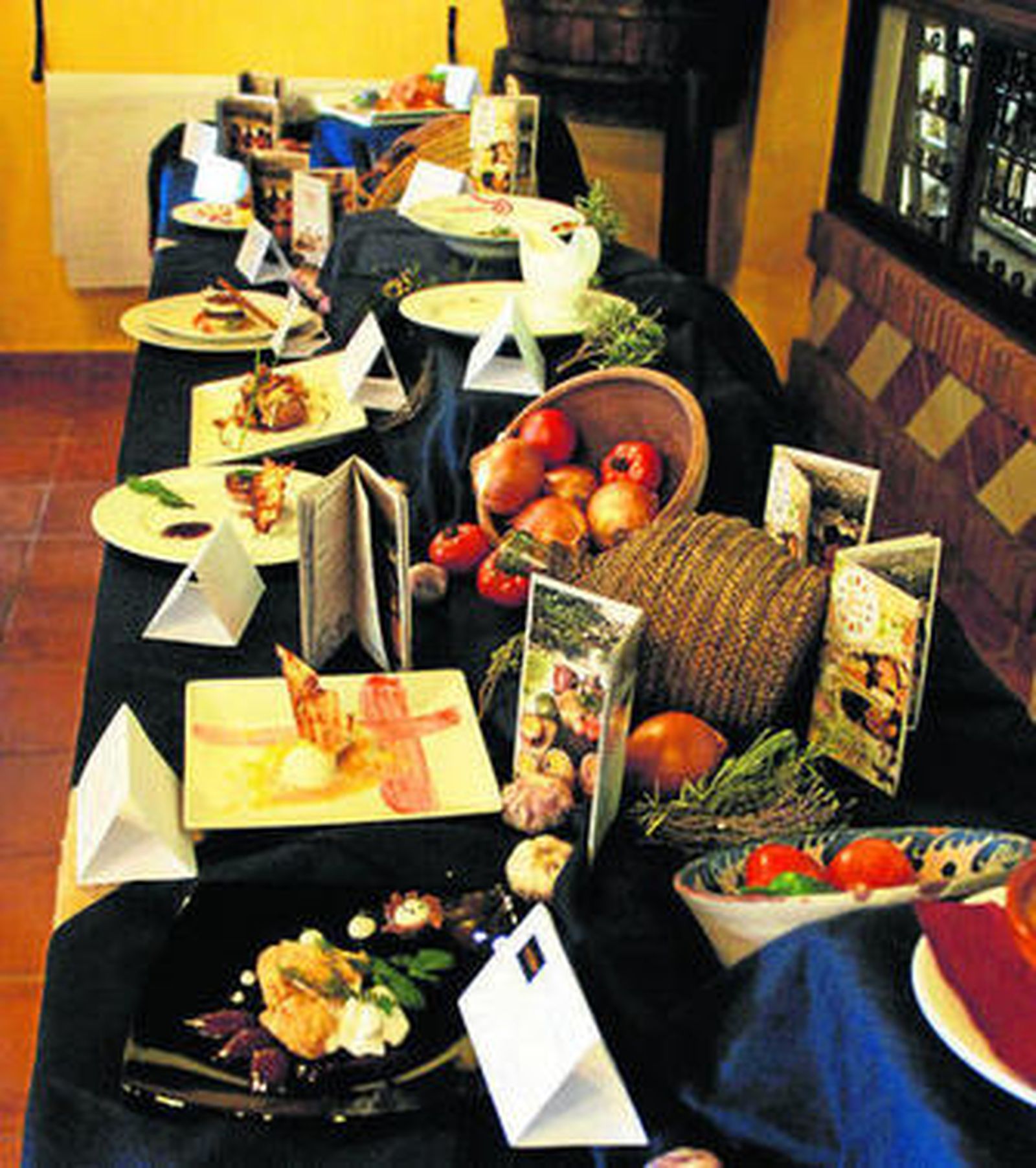 Una muestra de los platos con payoyo que se presentaron ayer.