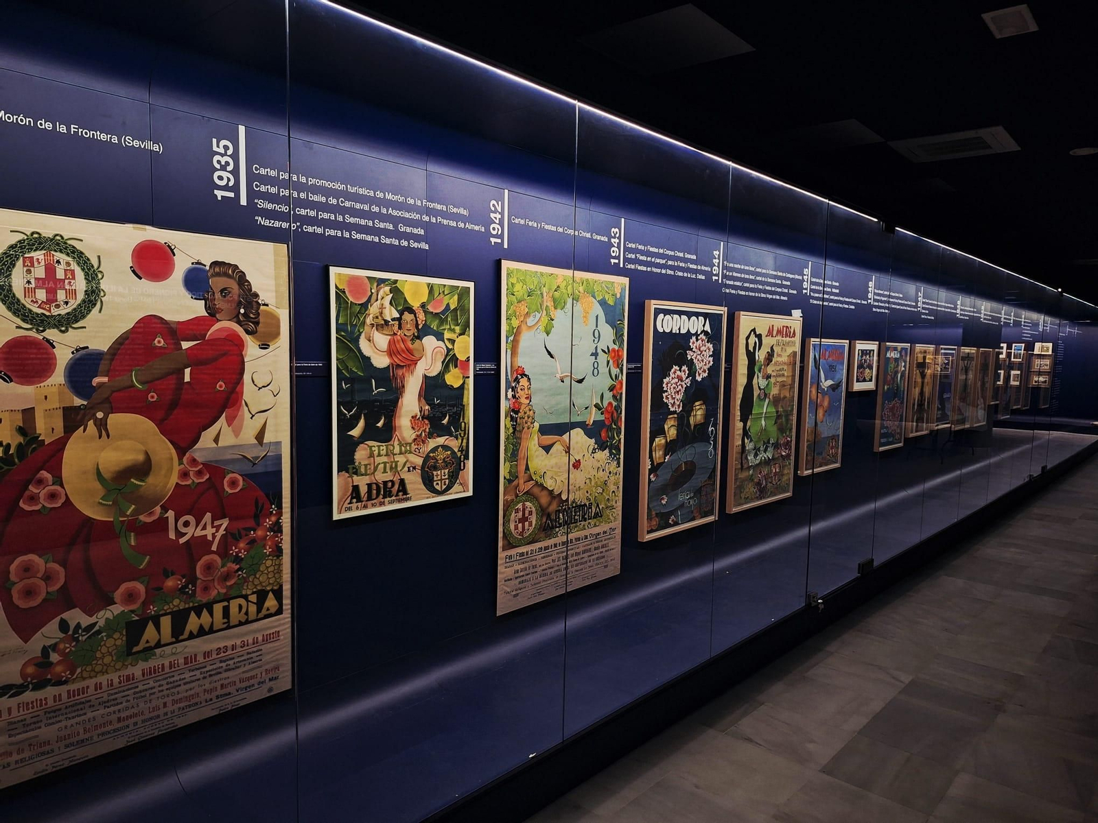 Vista panorámica de las obras de Salmerón Pellón en el Museo que abre sus puertas.
