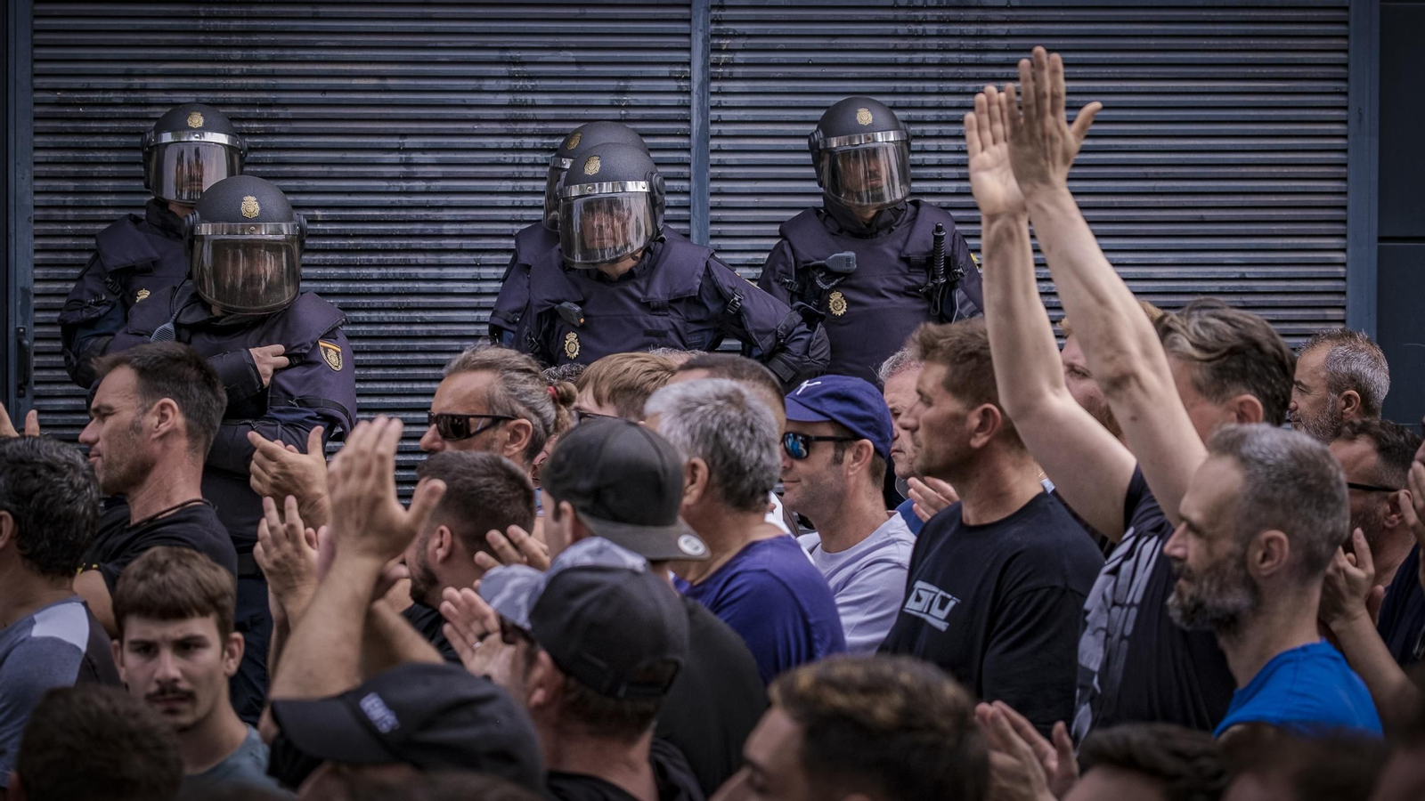 Las imágenes de las movilizaciones del martes por la huelga del Metal en Cádiz