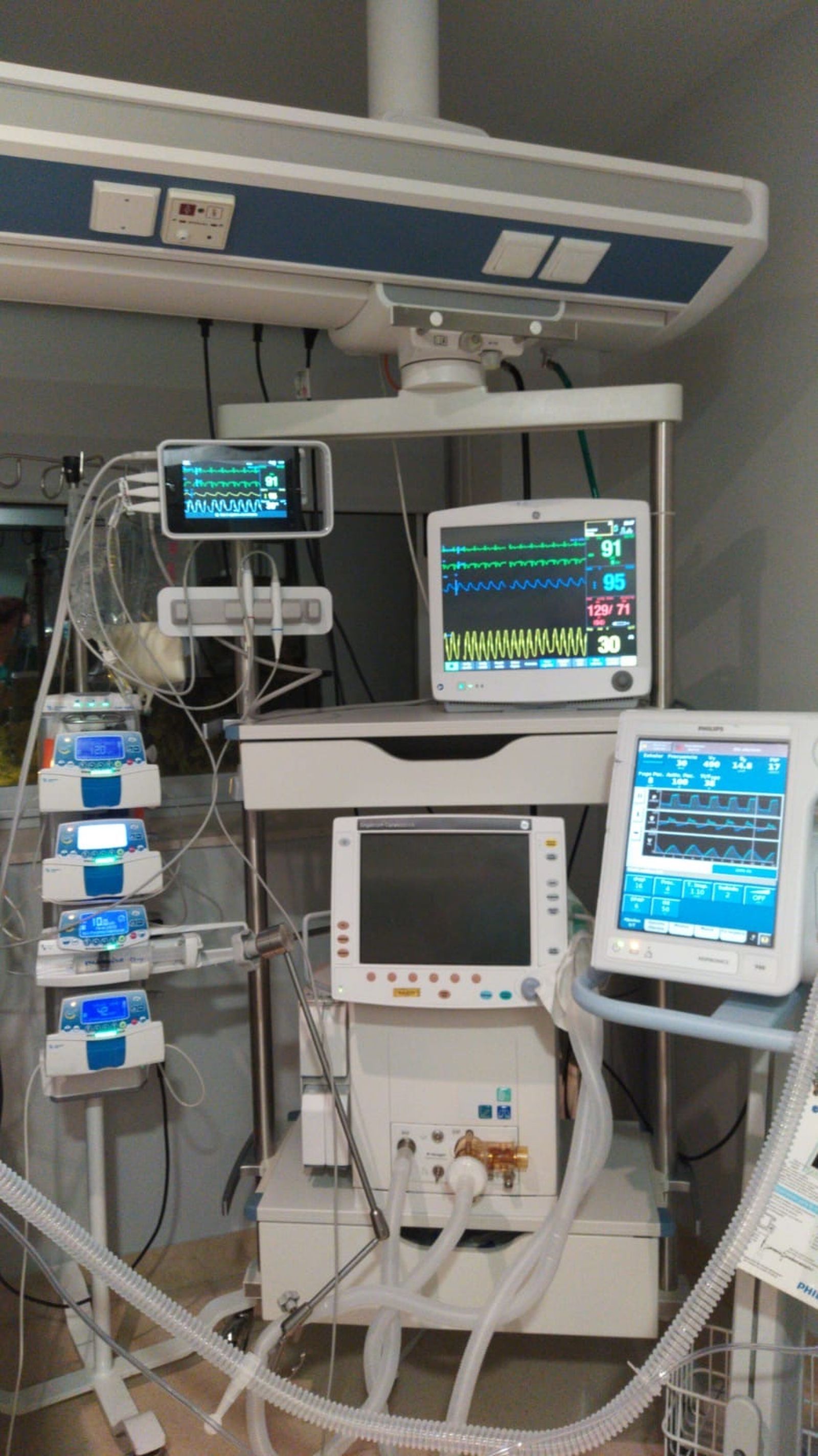 Nuevos monitores UCI en el Hospital Infanta Margarita