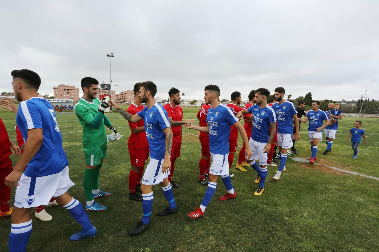 Imágenes del partido entre el Recreativo Portuense y el XerezCD