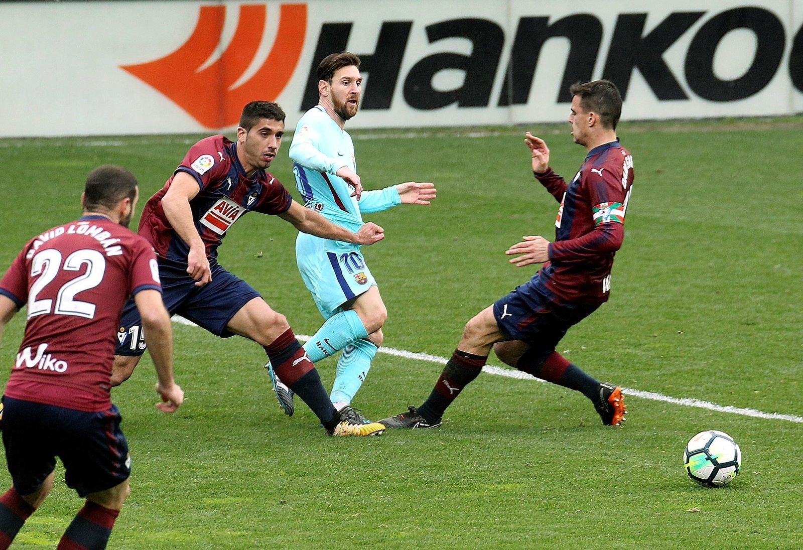 El Eibar-Barcelona, en imágenes