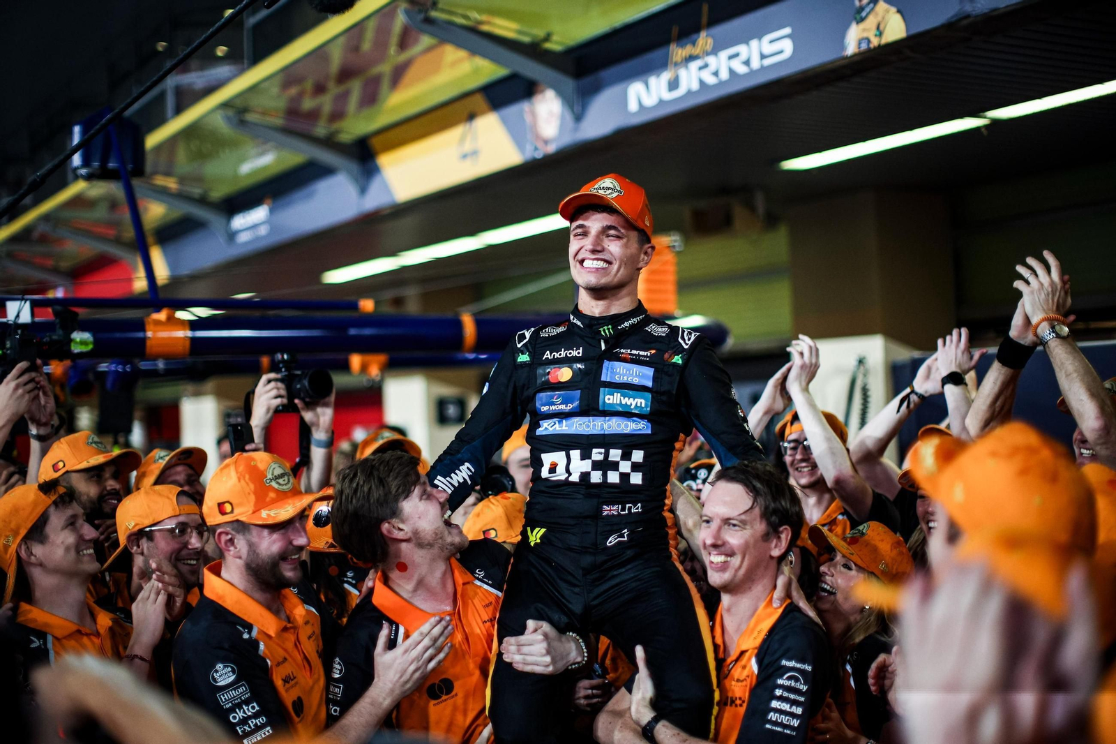 Las fotos del título mundial de Lando Norris en la Fórmula 1