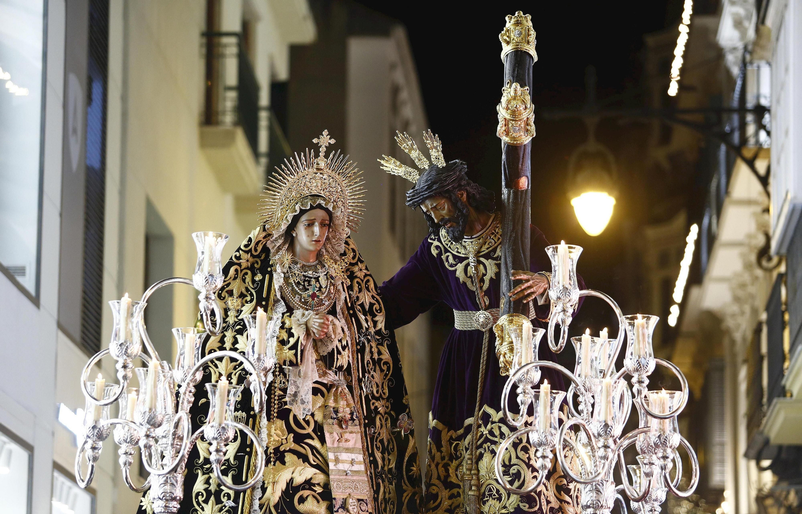 El Vía Crucis de Málaga, en fotos