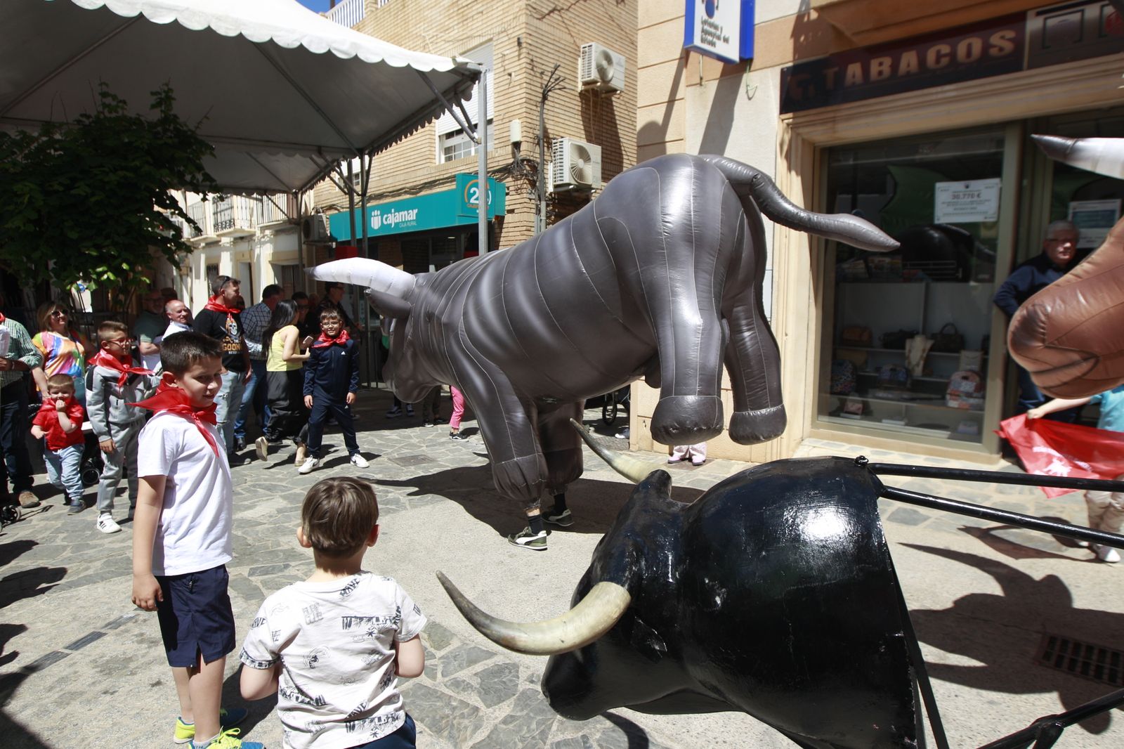 Imágenes de las Fiestas de Abrucena: concurso de mostos, encierro infantil y migas populares