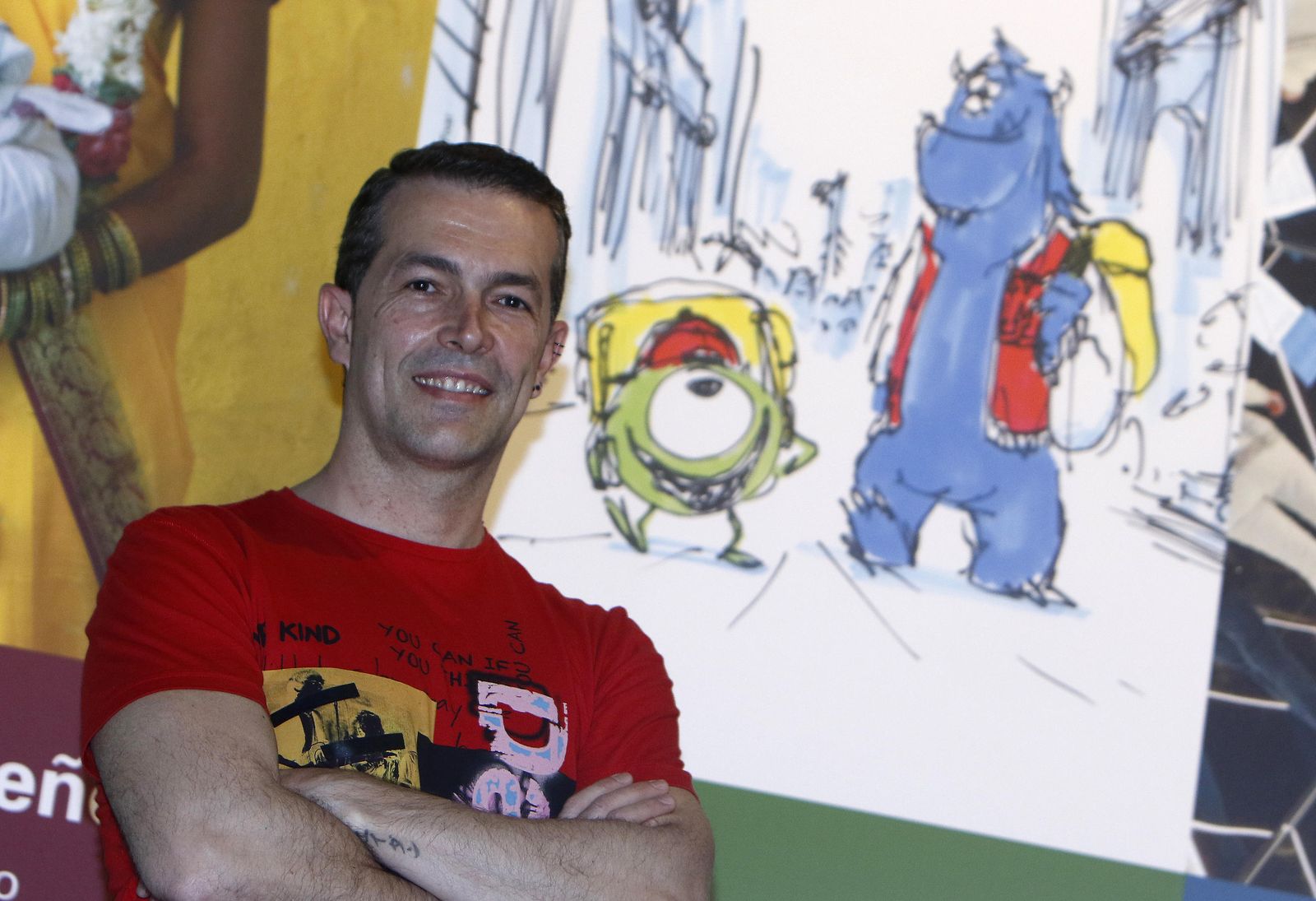 Eduardo Martín, este martes en el Caixafórum de Sevilla.