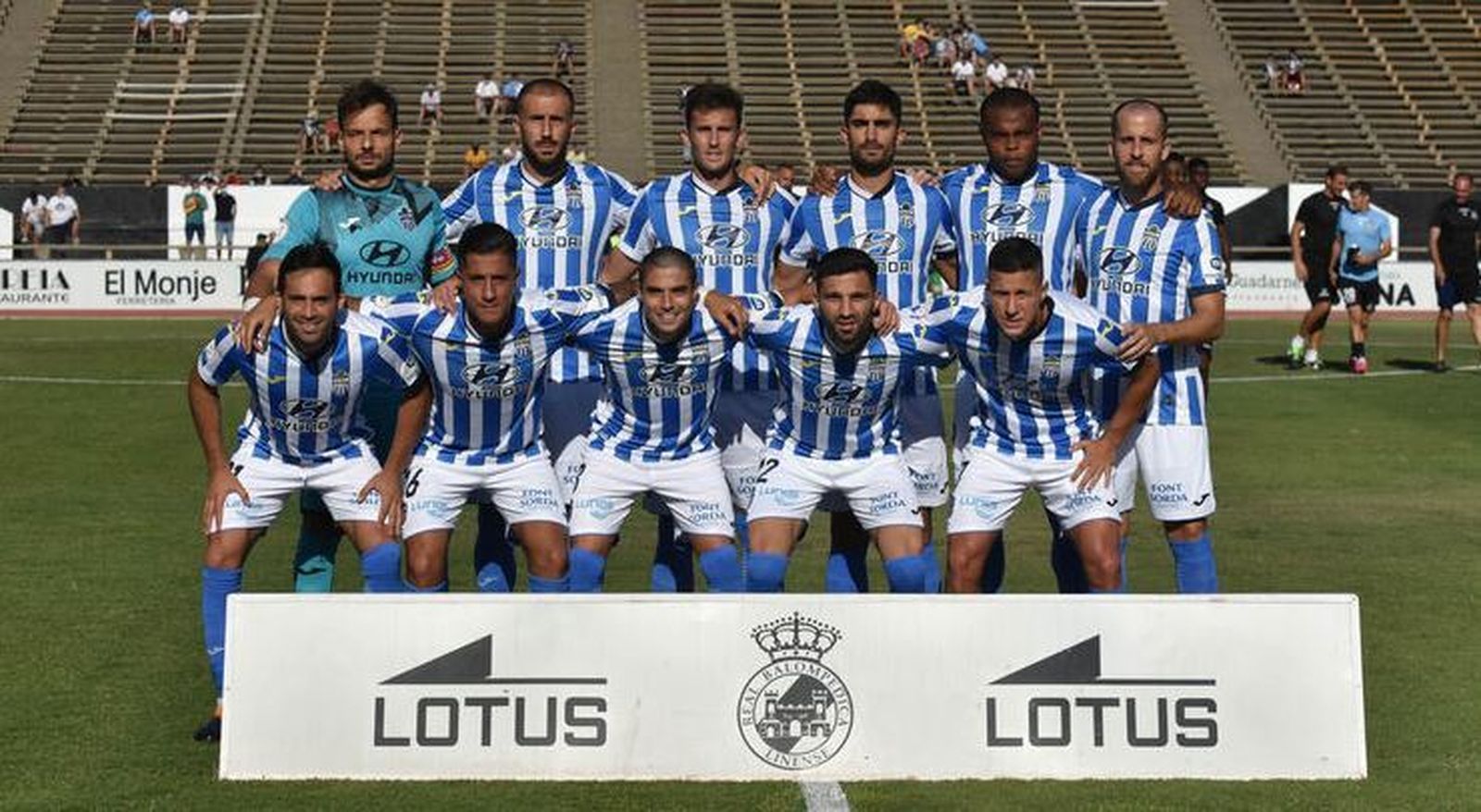 El Atlético Baleares, el pasado verano en el Municipal de La Línea